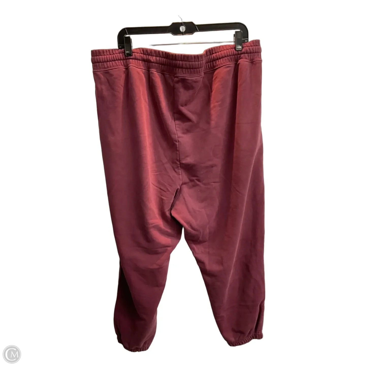 Athletic Pants By Fabletics In Maroon, Size: 2x