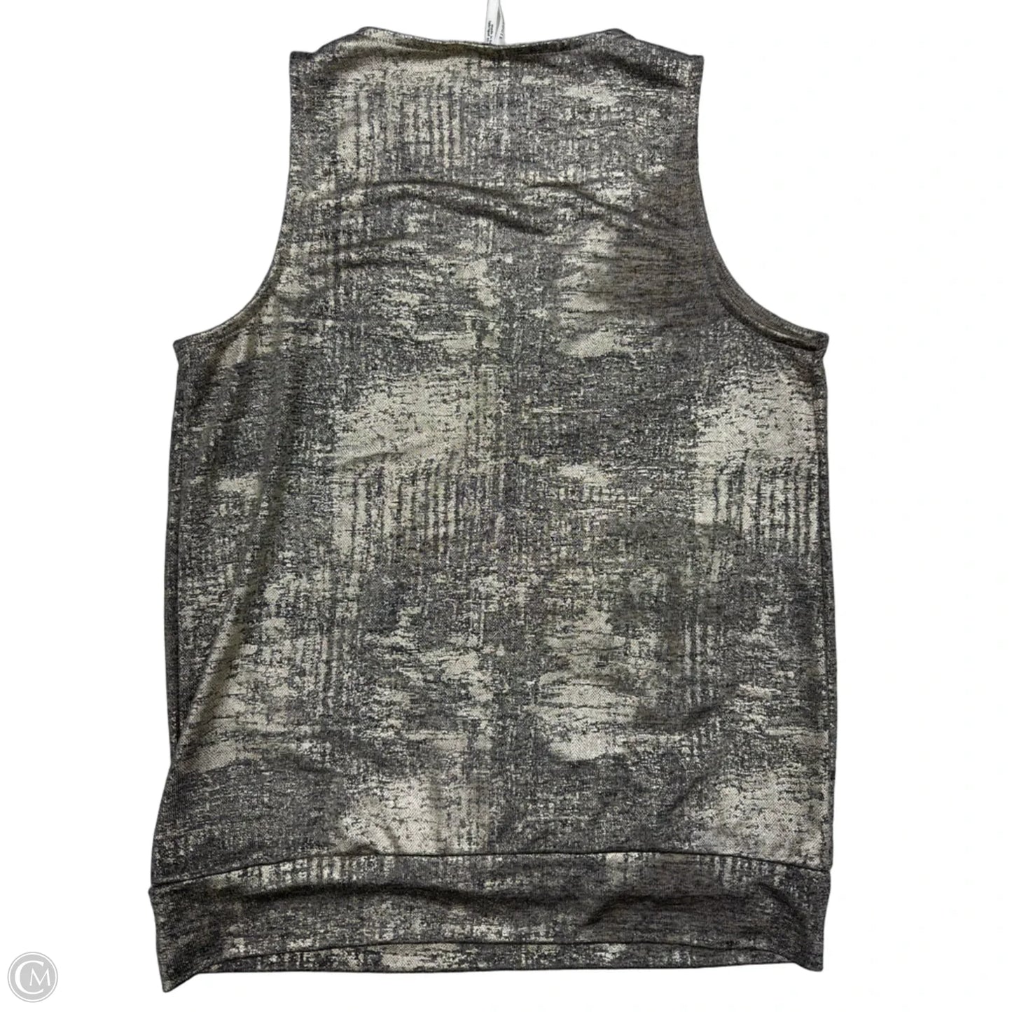 Top Sleeveless By Anthropologie In Gold & Grey, Size: Xs