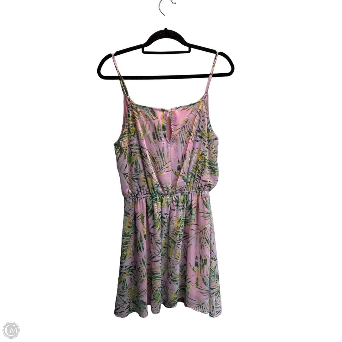 Dress Party Midi By Staccato In Green & Pink, Size: M
