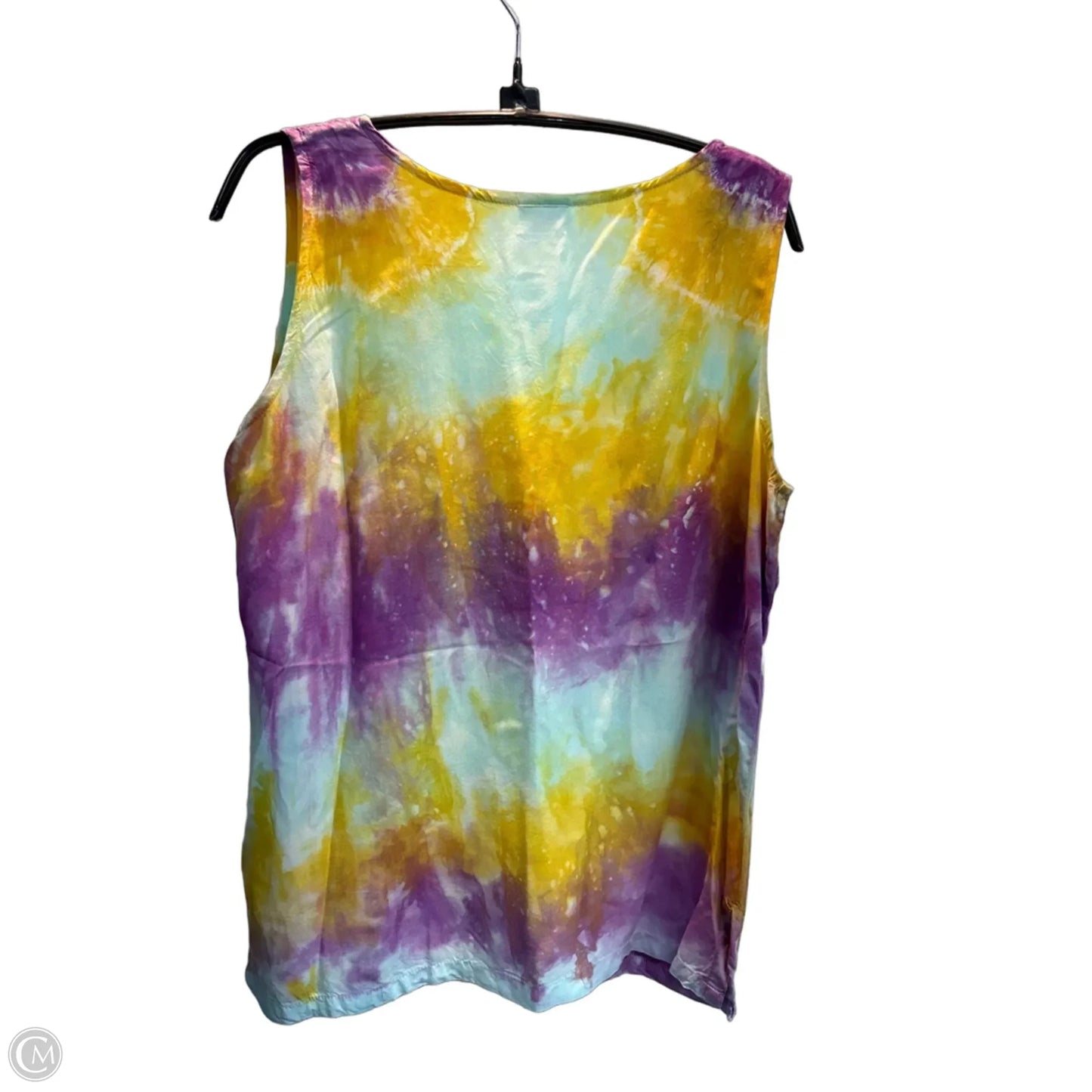Top Sleeveless By Clothes Mentor In Tie Dye Print, Size: S
