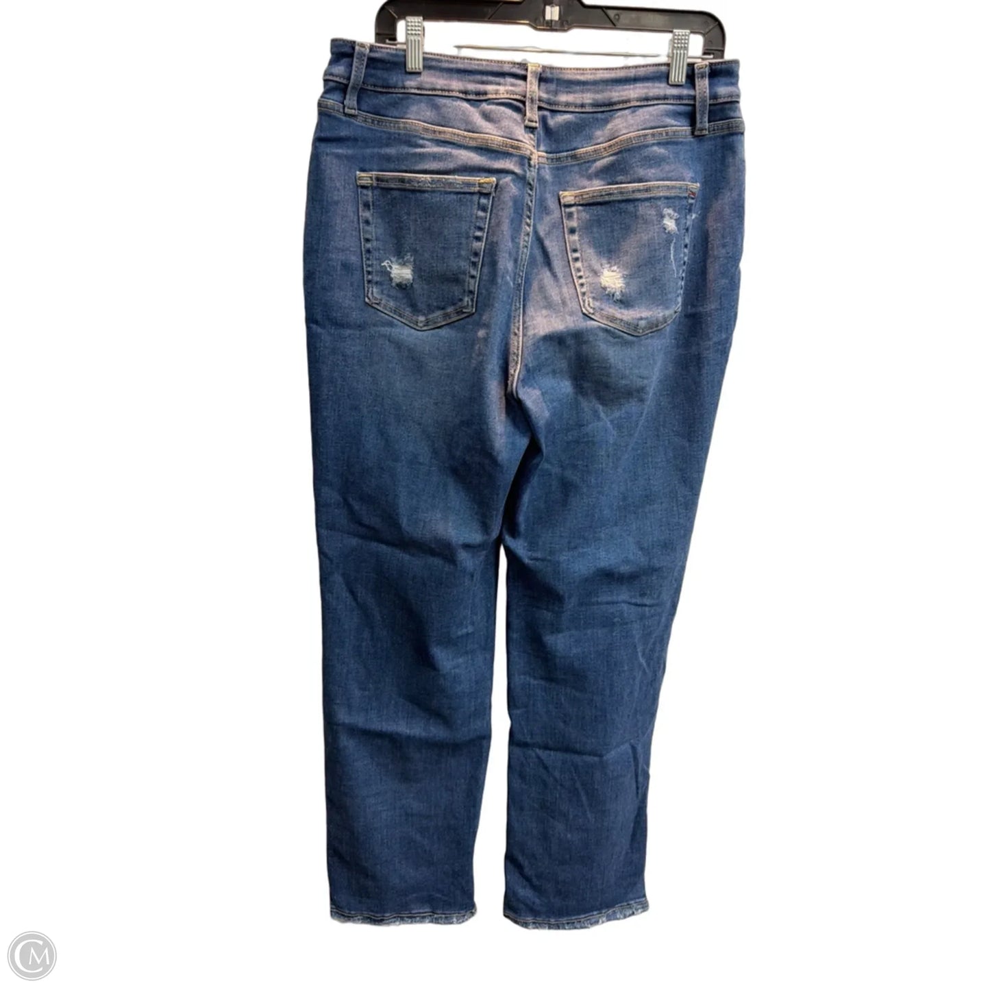 Jeans Straight By Edgely In Blue, Size: 14