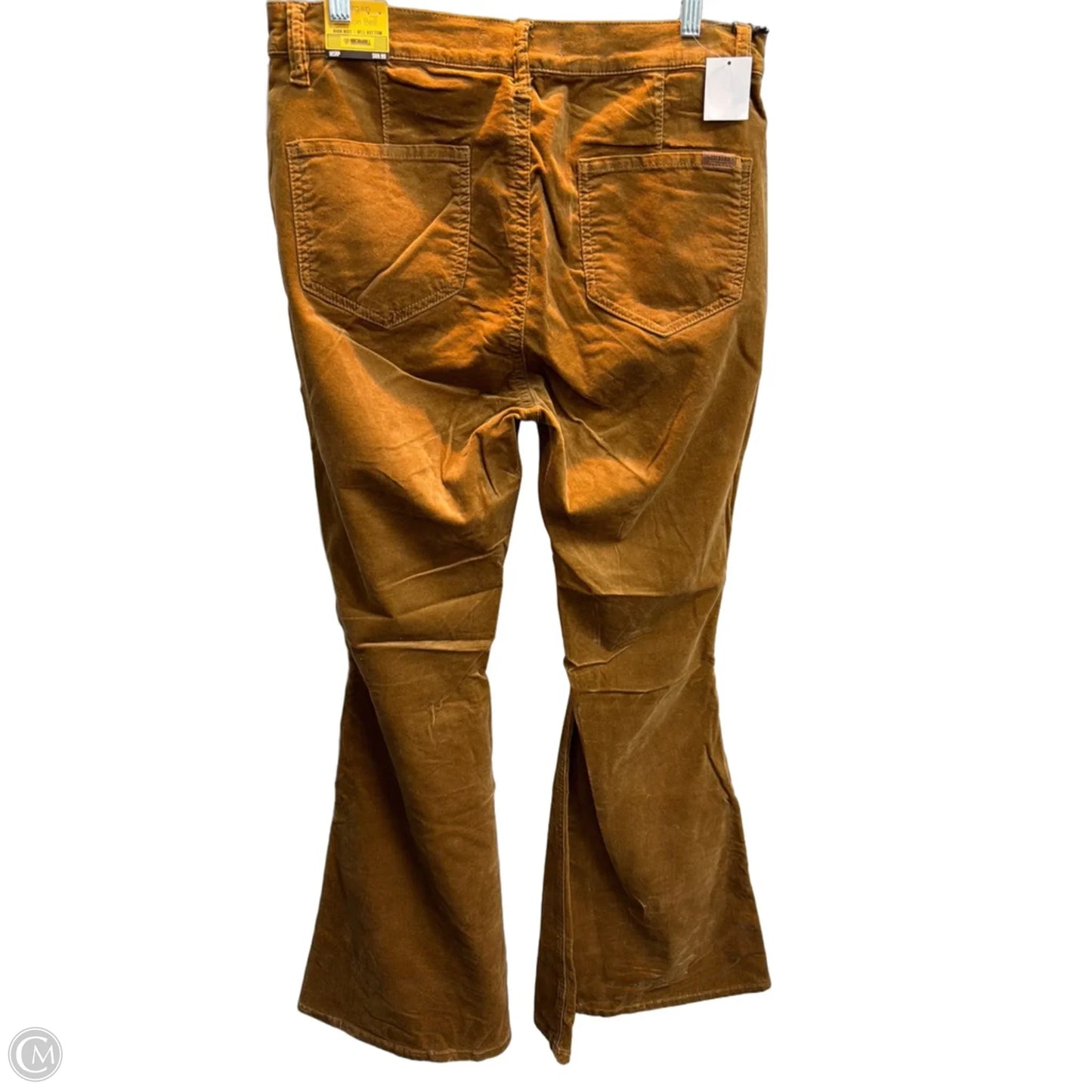 Jeans Flared By Rock & Roll In Brown, Size: 16