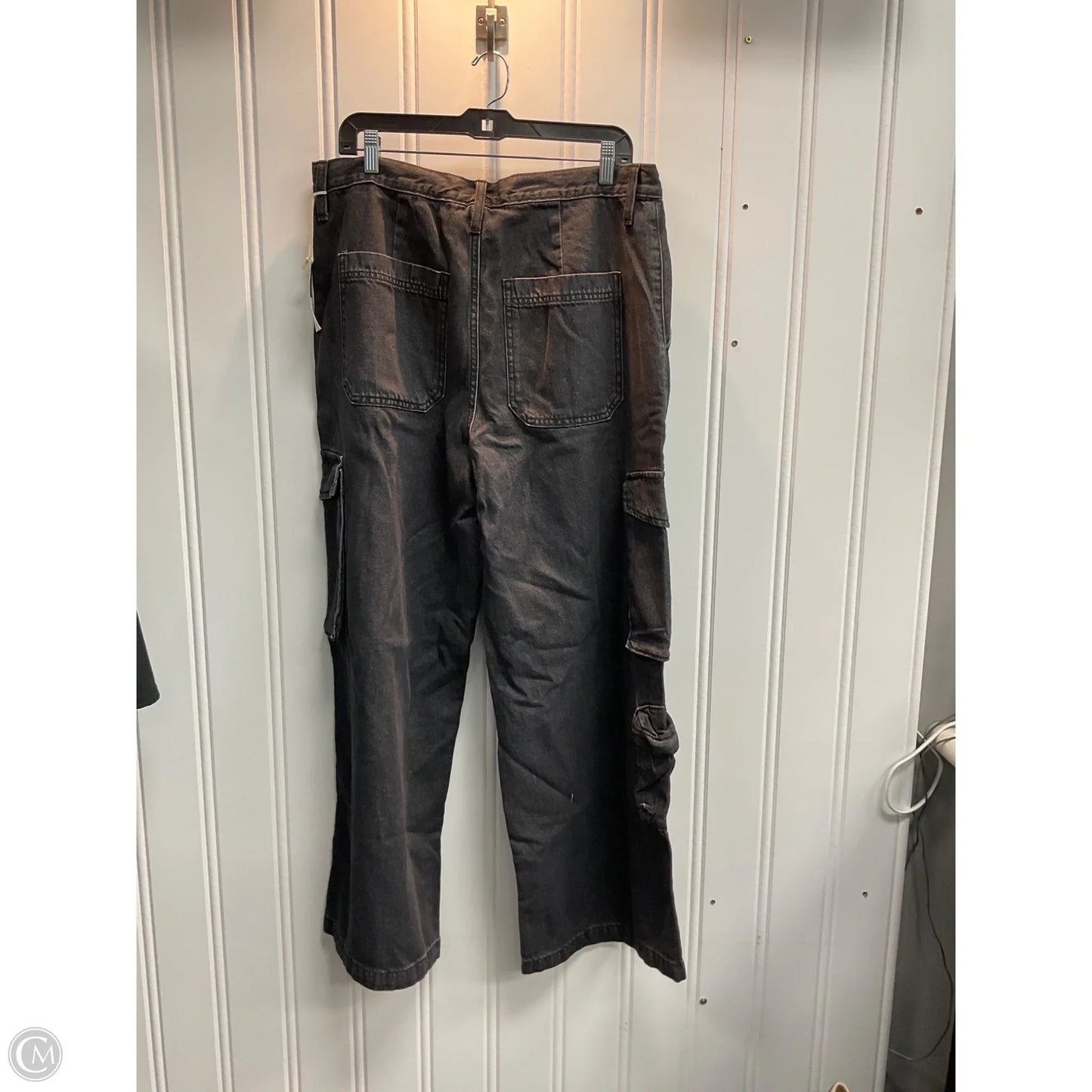 Jeans Wide Leg By Universal Thread In Black, Size: 14