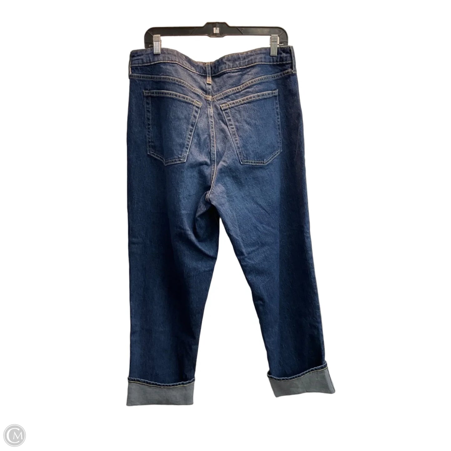 Jeans Straight By Free Assembly In Blue, Size: 16