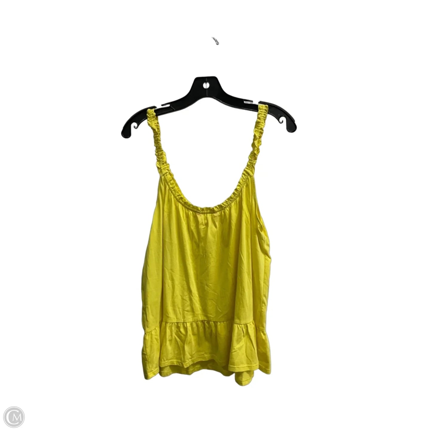 Top Sleeveless Designer By Lilly Pulitzer In Yellow, Size: Xl