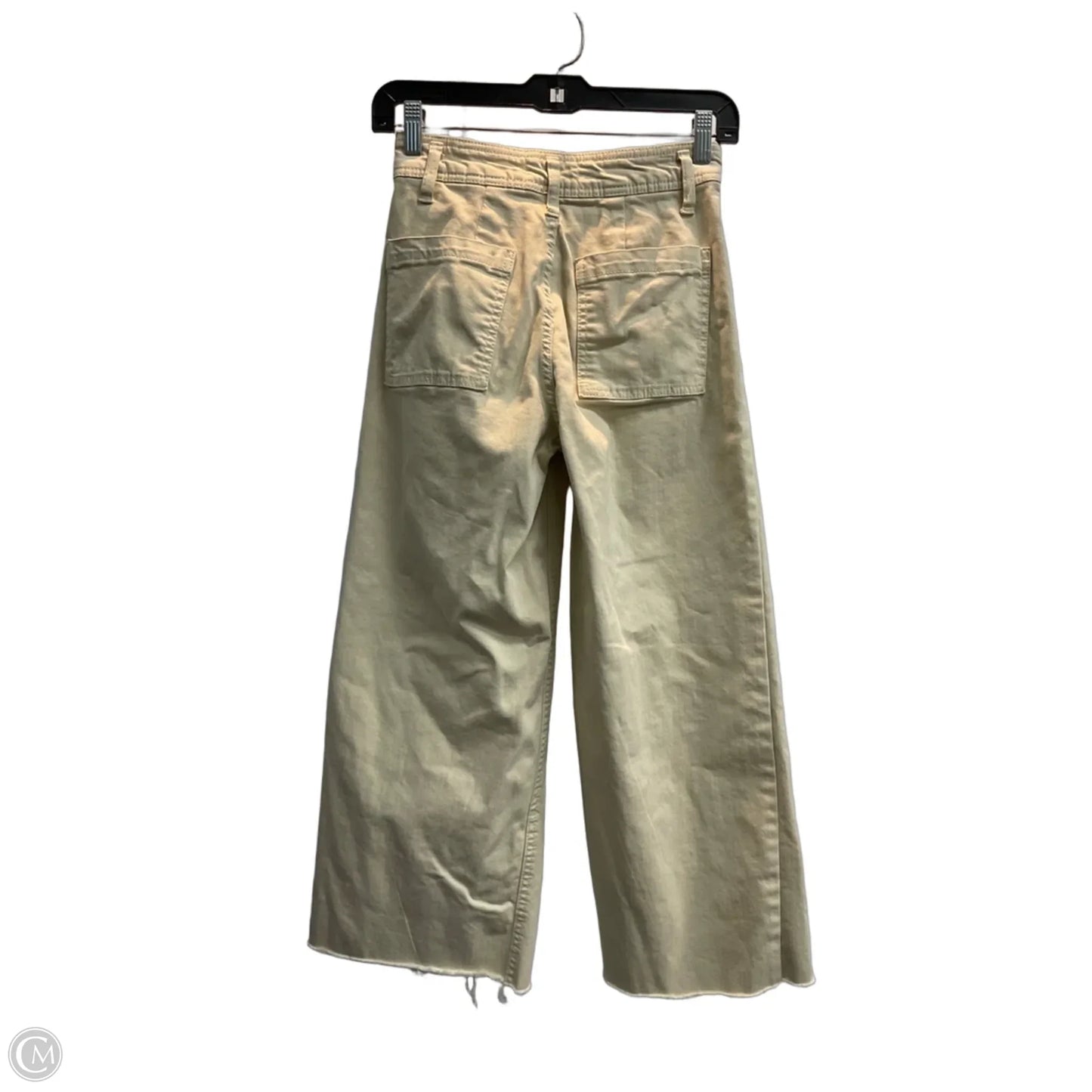Jeans Wide Leg By Oat In Beige, Size: 0