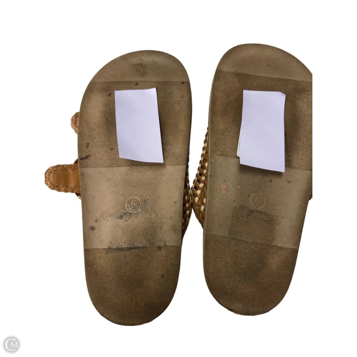 Sandals Flats By Universal Thread In Tan, Size: 6