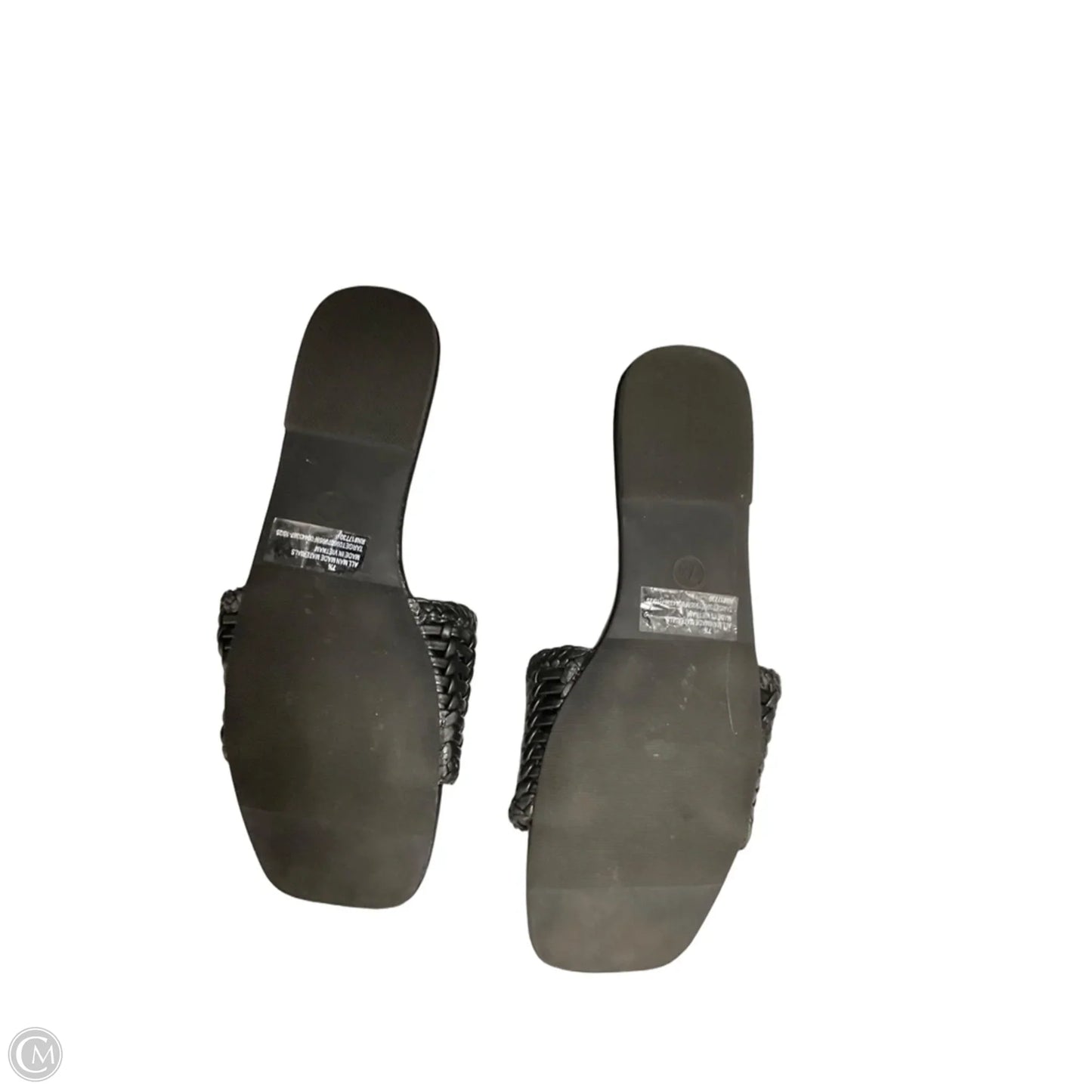 Sandals Flats By A New Day In Black, Size: 7.5
