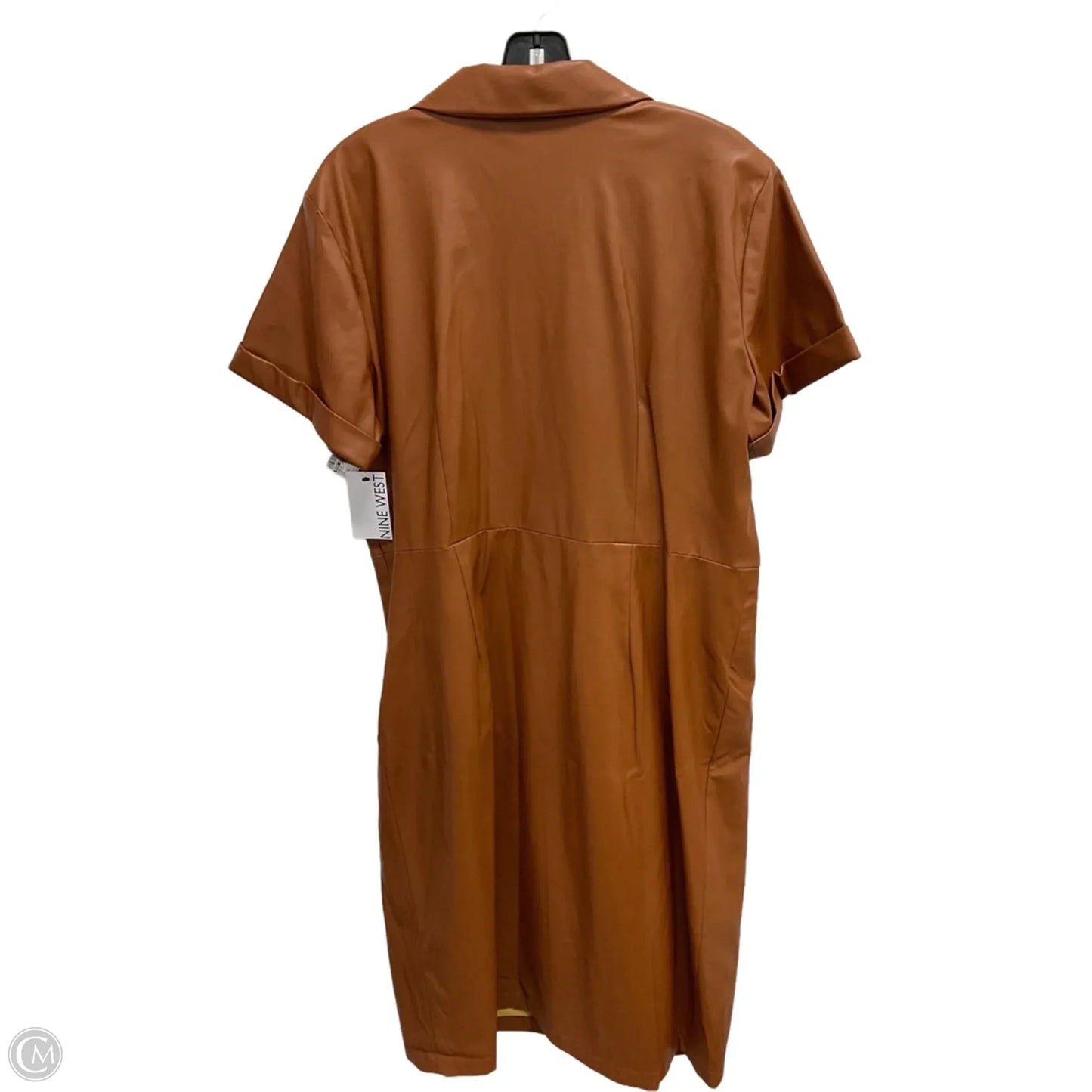 Dress Casual Midi By Nine West In Brown, Size: Xl