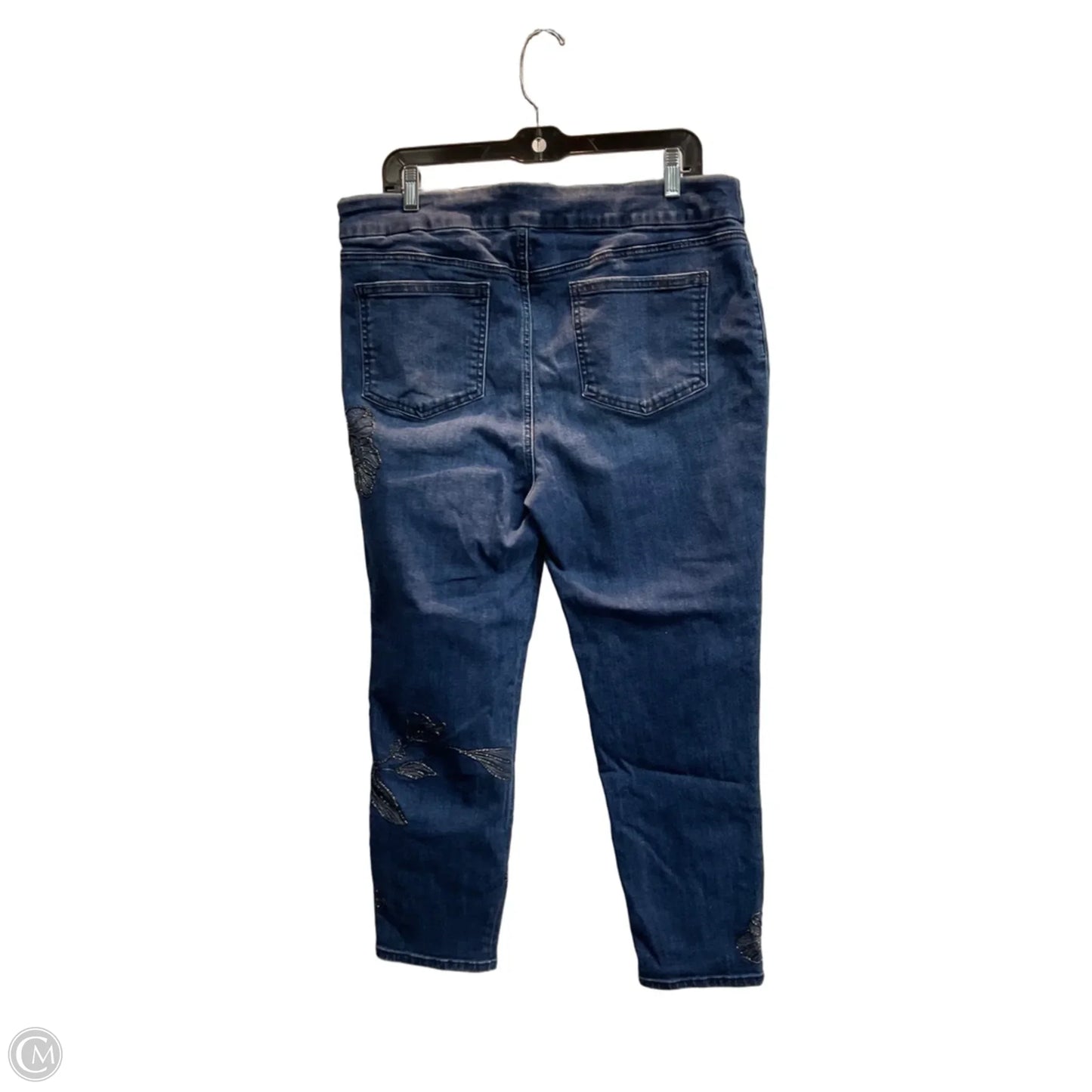 Jeans Jeggings By Chicos In Blue Denim, Size: 14