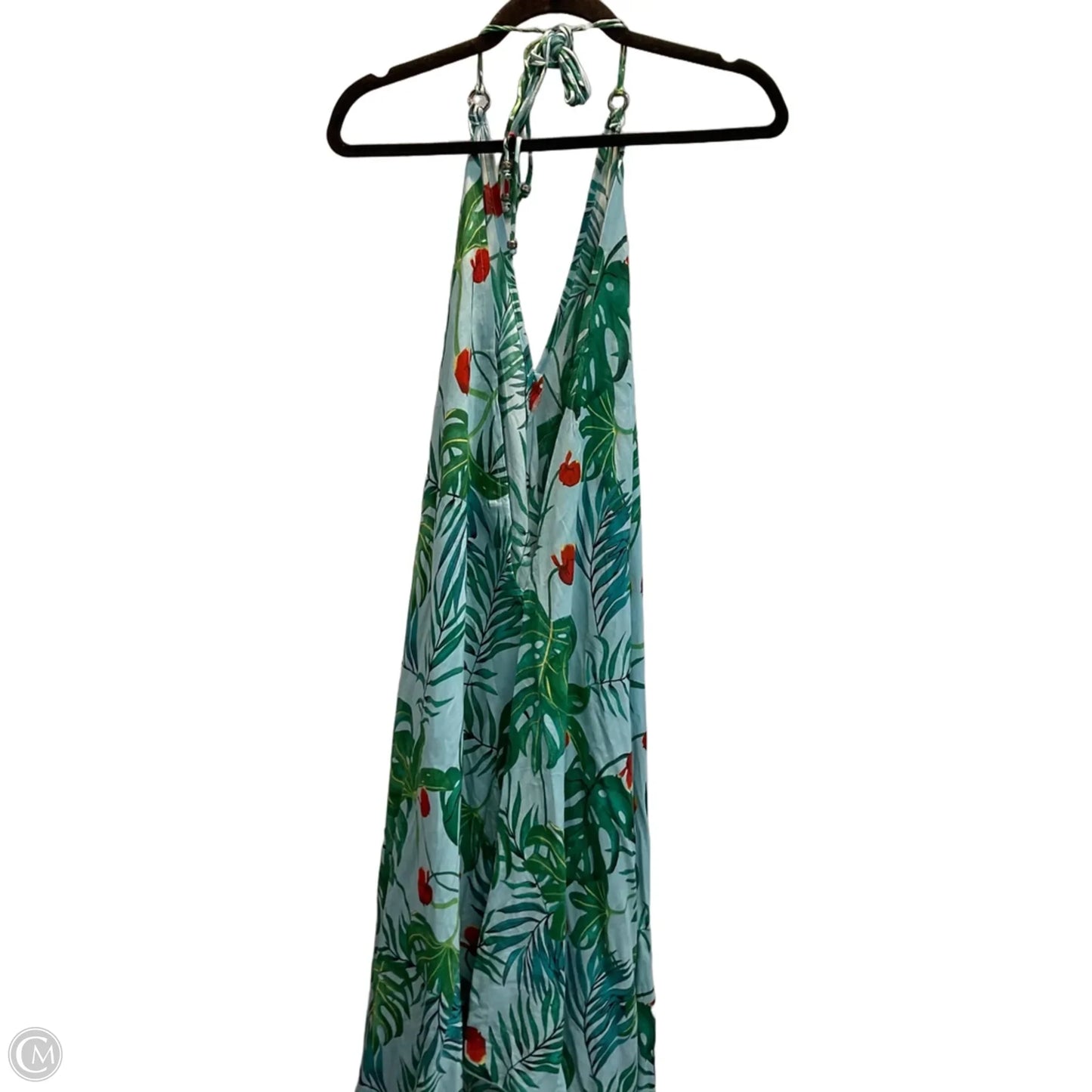 Swimwear Cover-up By Clothes Mentor In Multi-colored