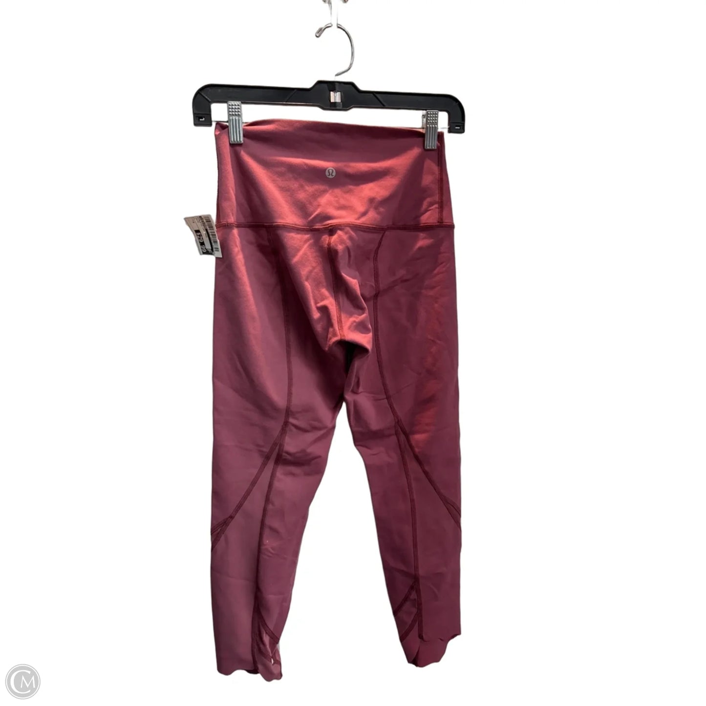 Athletic Leggings By Lululemon In Mauve, Size: M