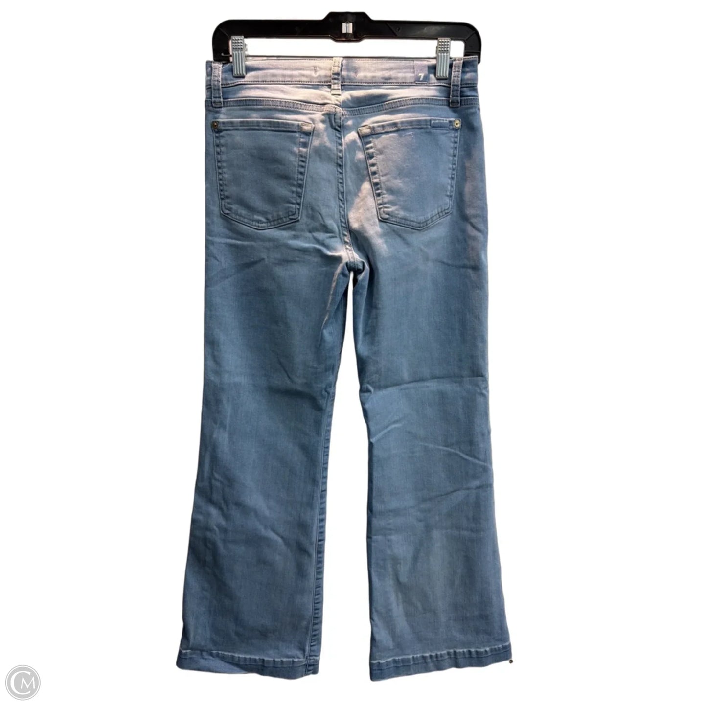 Jeans Flared By 7 For All Mankind In Blue, Size: 4