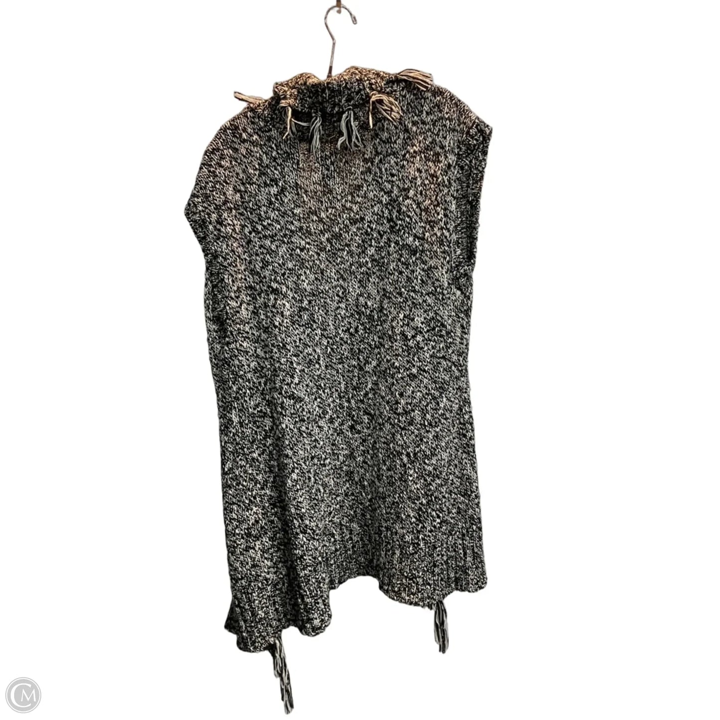 Tunic Sleeveless By Chicos In Black & Cream, Size: M