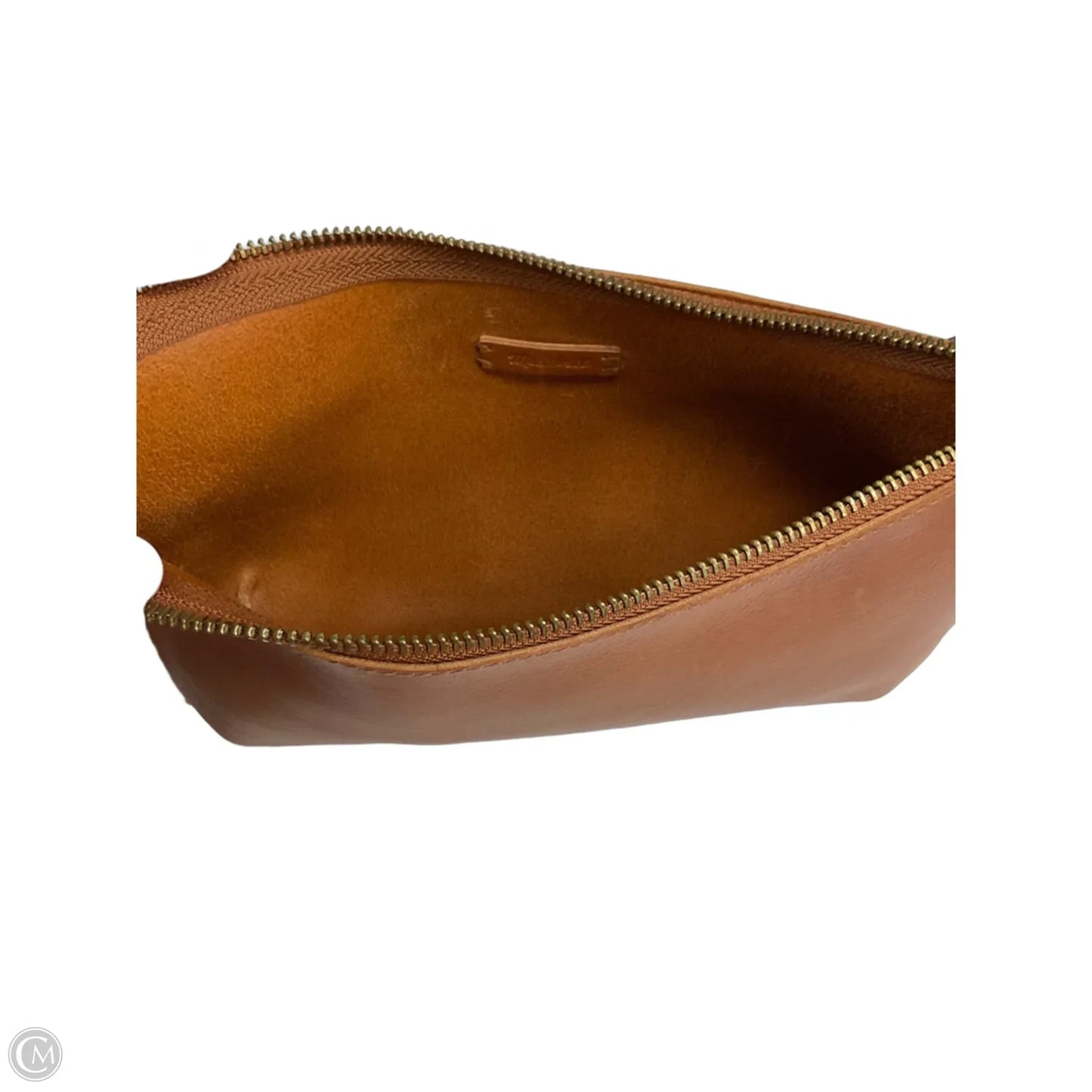 Clutch Leather By Madewell, Size: Medium
