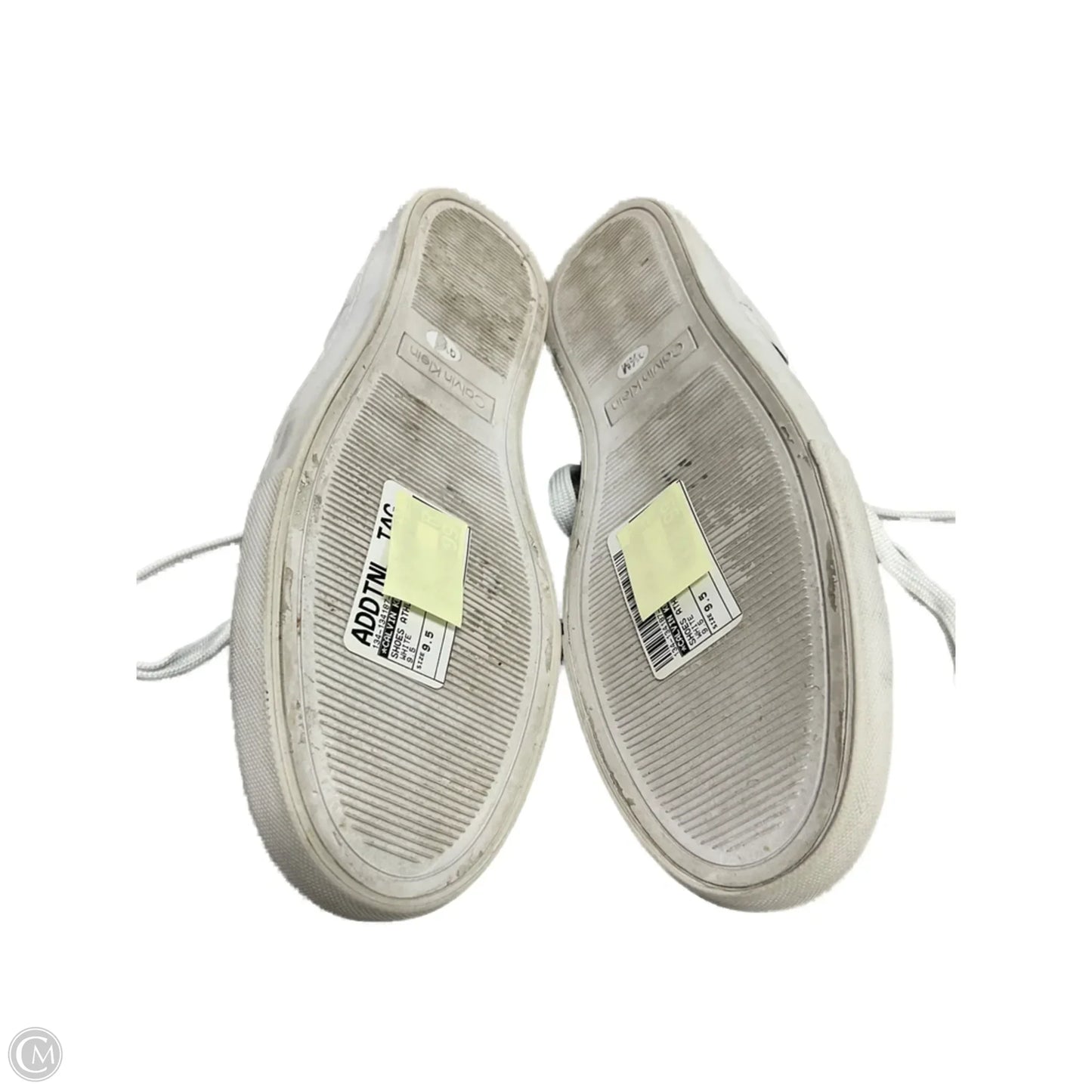 Shoes Athletic By Calvin Klein In White, Size: 9.5