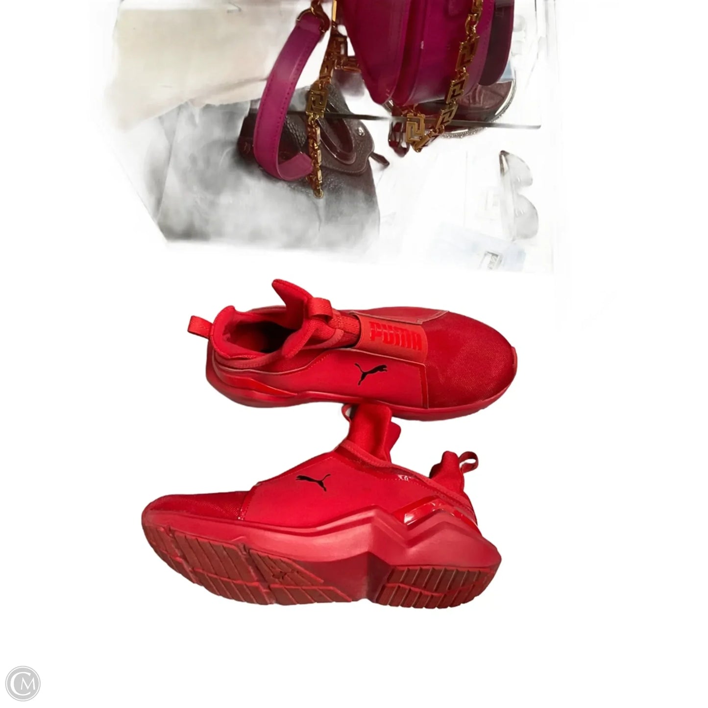 Shoes Athletic By Puma In Red, Size: 8