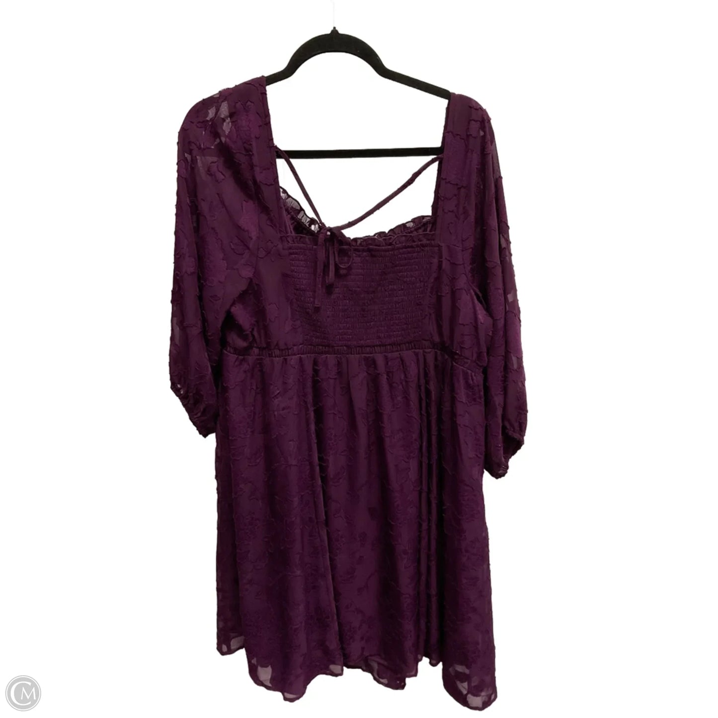 Dress Casual Midi By Torrid In Purple, Size: Xl