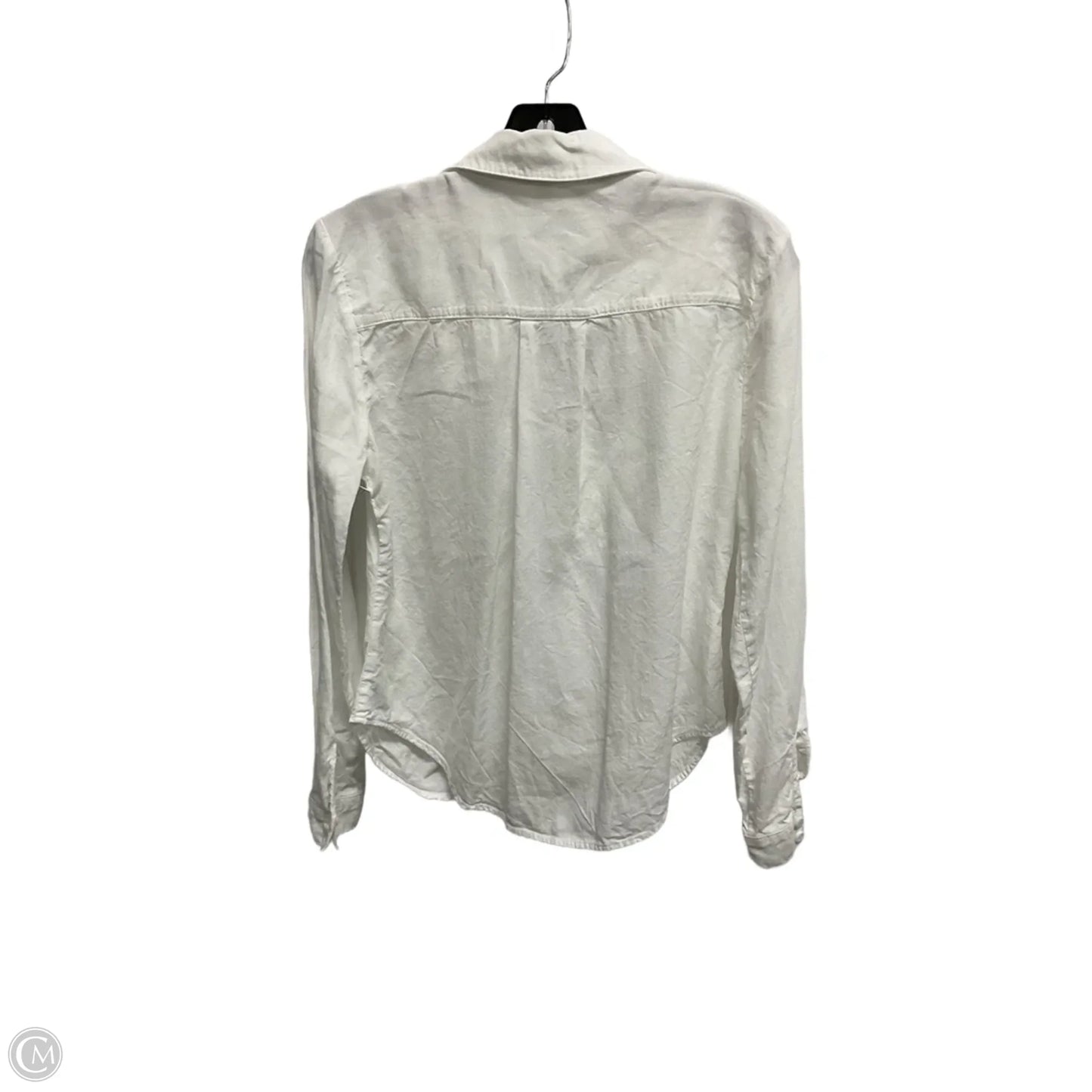 Blouse Long Sleeve By Cloth & Stone In White, Size: S