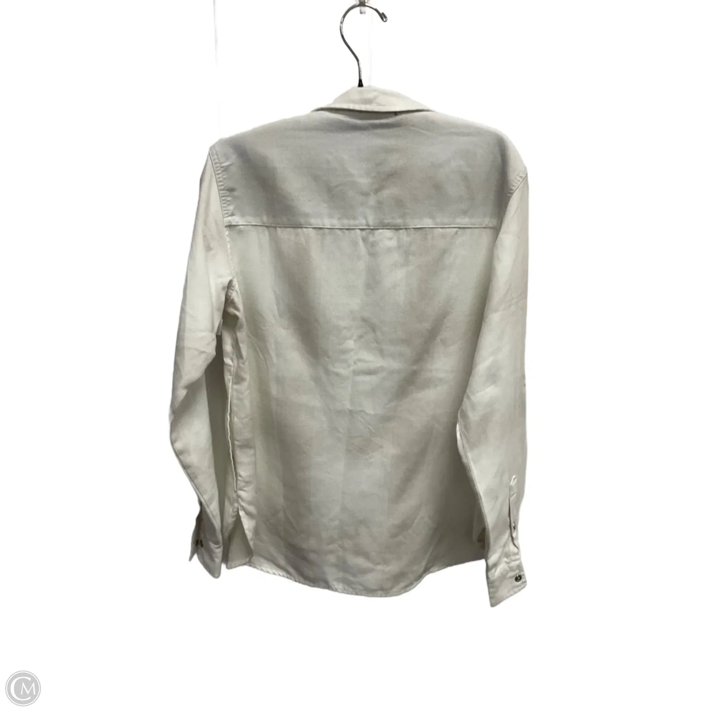 Blouse Long Sleeve By Jachs Girlfirend In White, Size: S