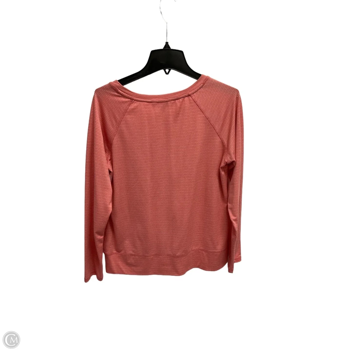 Athletic Top Long Sleeve Collar By Christopher And Banks In Peach, Size: Mp