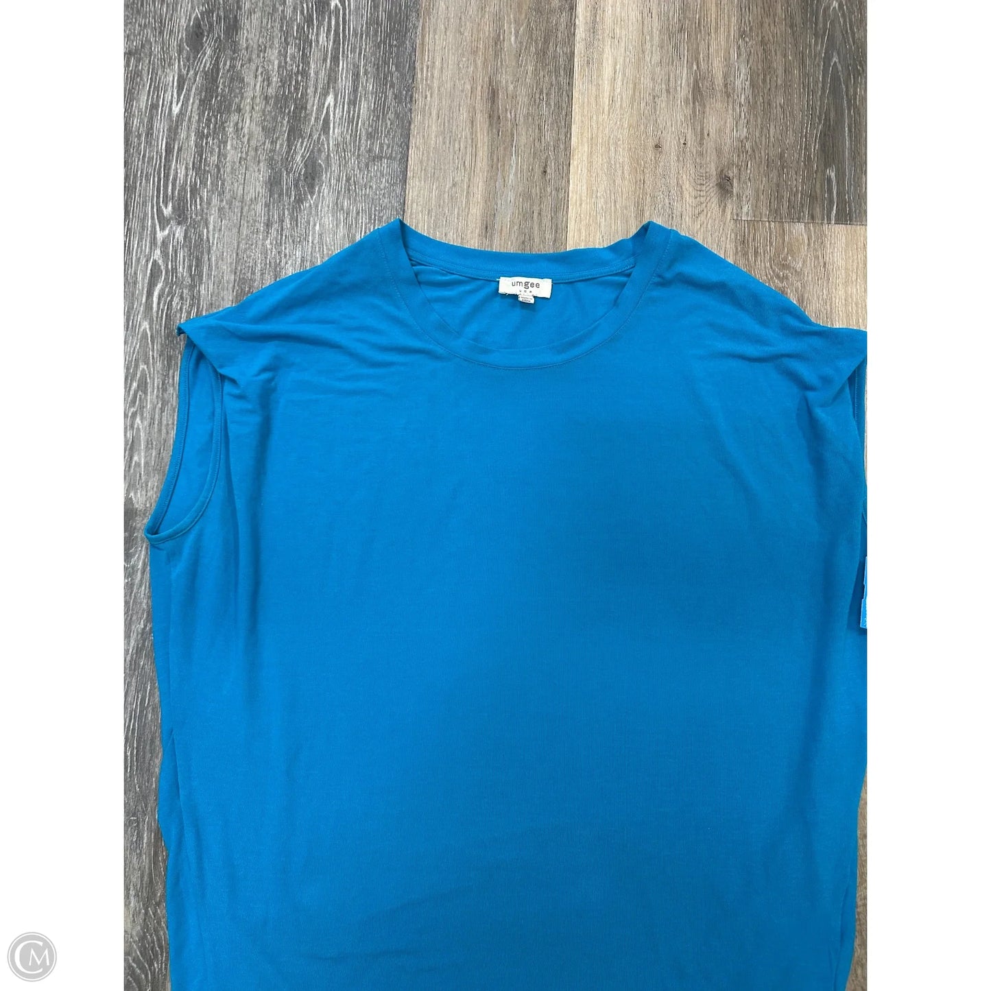Top Short Sleeve By Umgee In Blue, Size: L