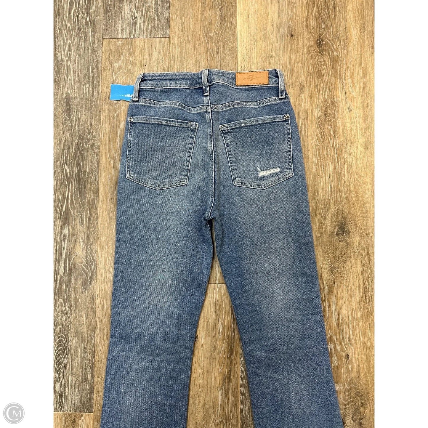 Jeans Boot Cut By 7 For All Mankind In Blue Denim, Size: 4