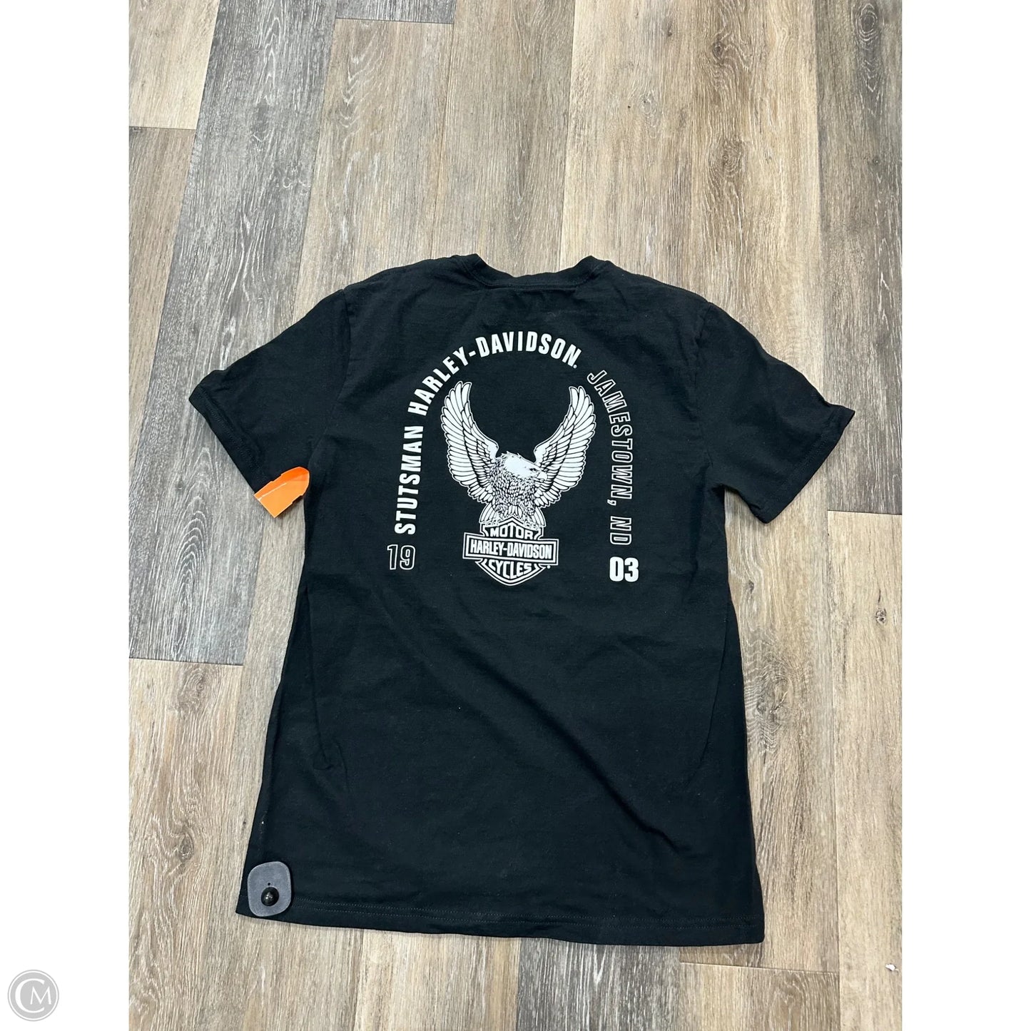 Top Short Sleeve By Harley Davidson In Black, Size: M