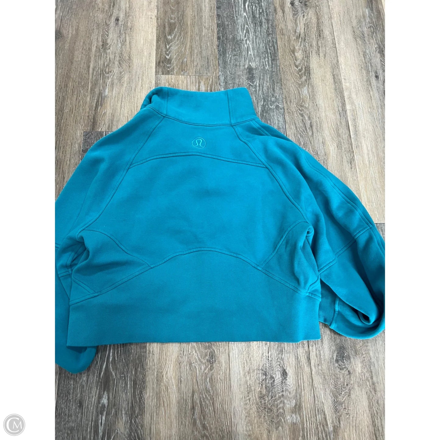 Athletic Sweatshirt Collar By Lululemon In Blue, Size: Xs