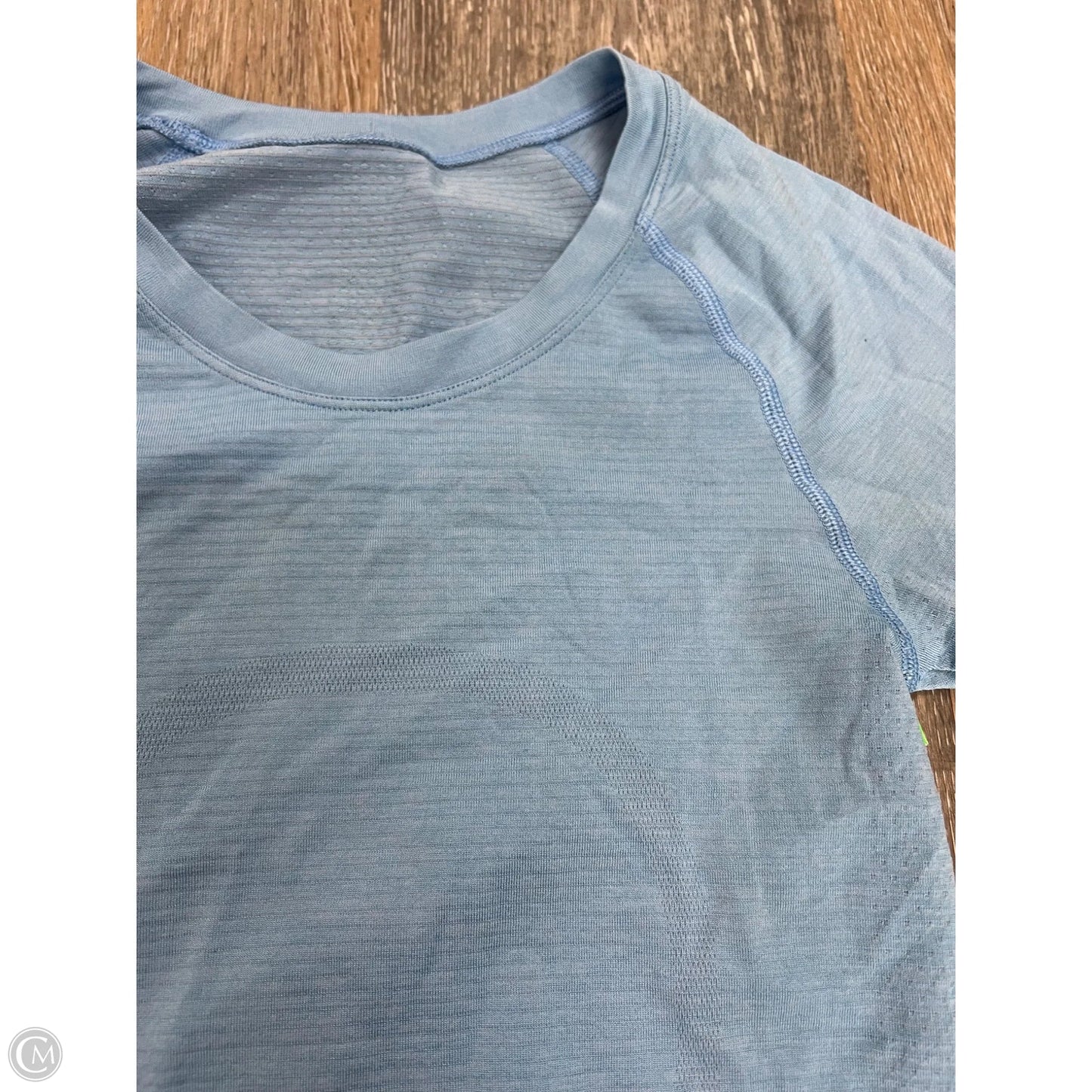 Athletic Top Long Sleeve Crewneck By Lululemon In Blue, Size: 0