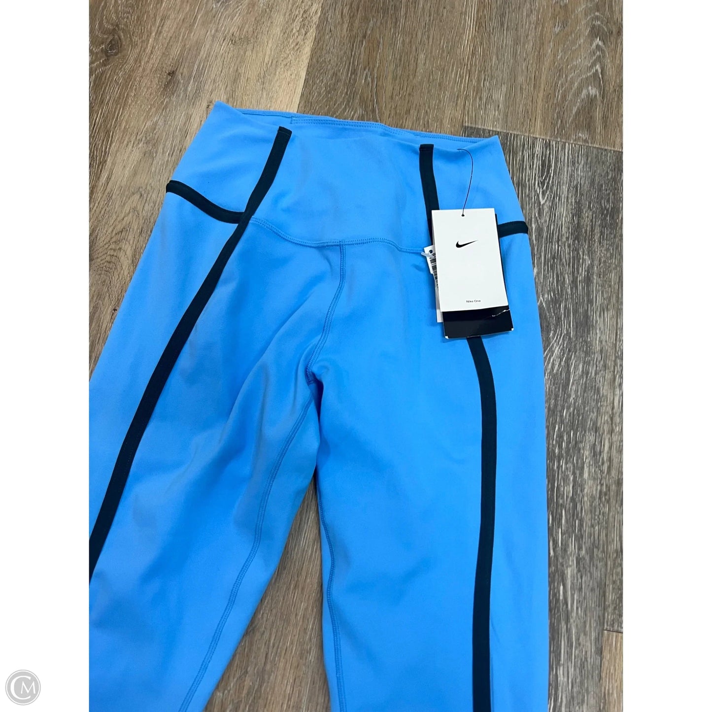 Athletic Leggings By Nike Apparel In Blue, Size: S