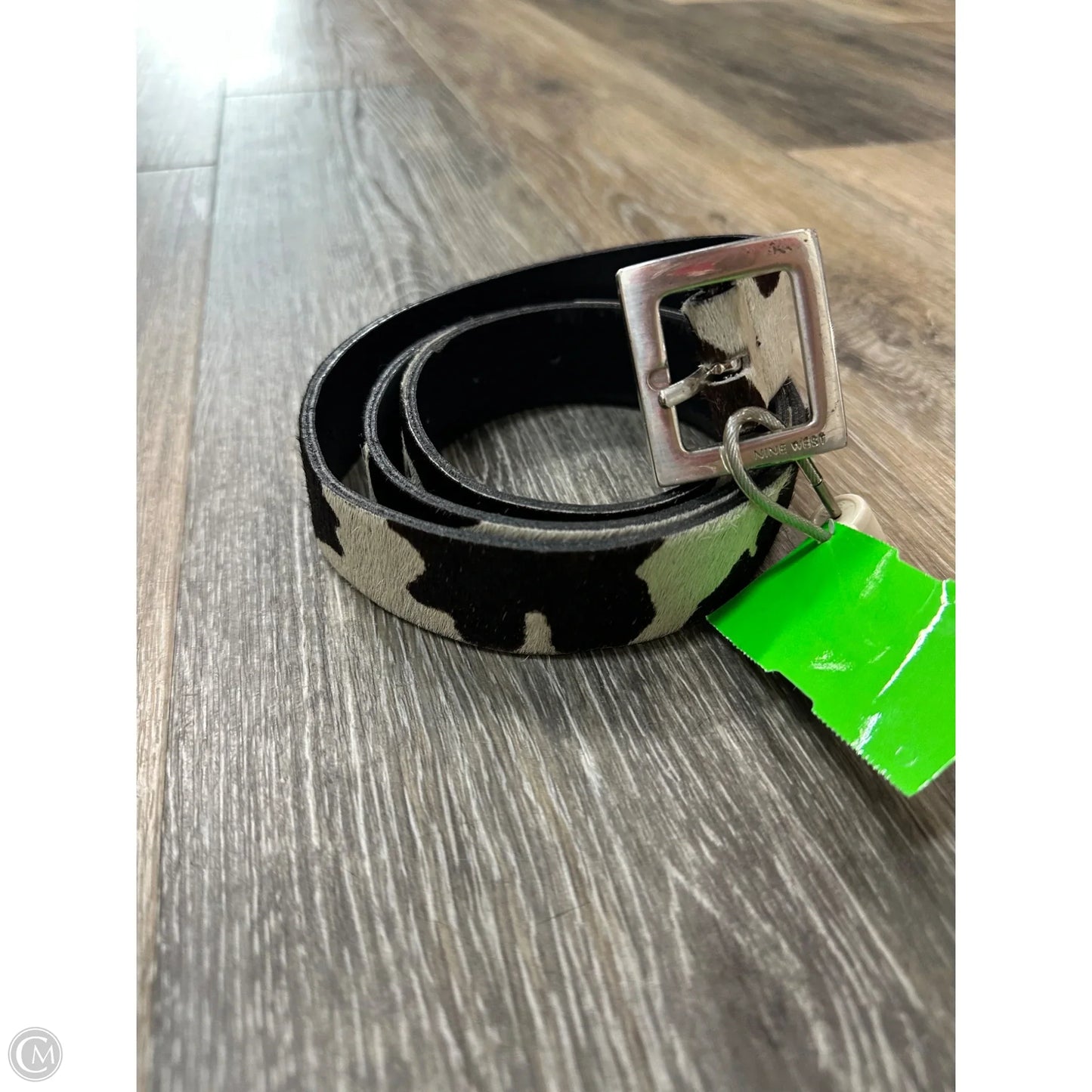 Belt Leather By Nine West, Size: Large