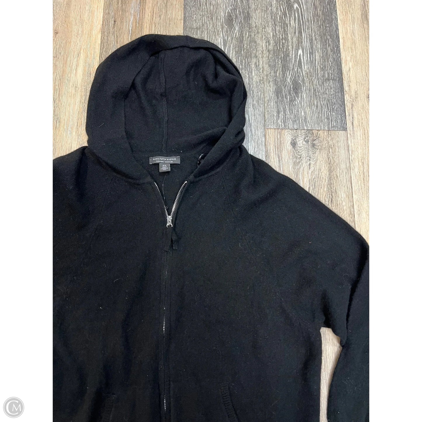 Sweater Cashmere By Saks Fifth Avenue In Black, Size: S