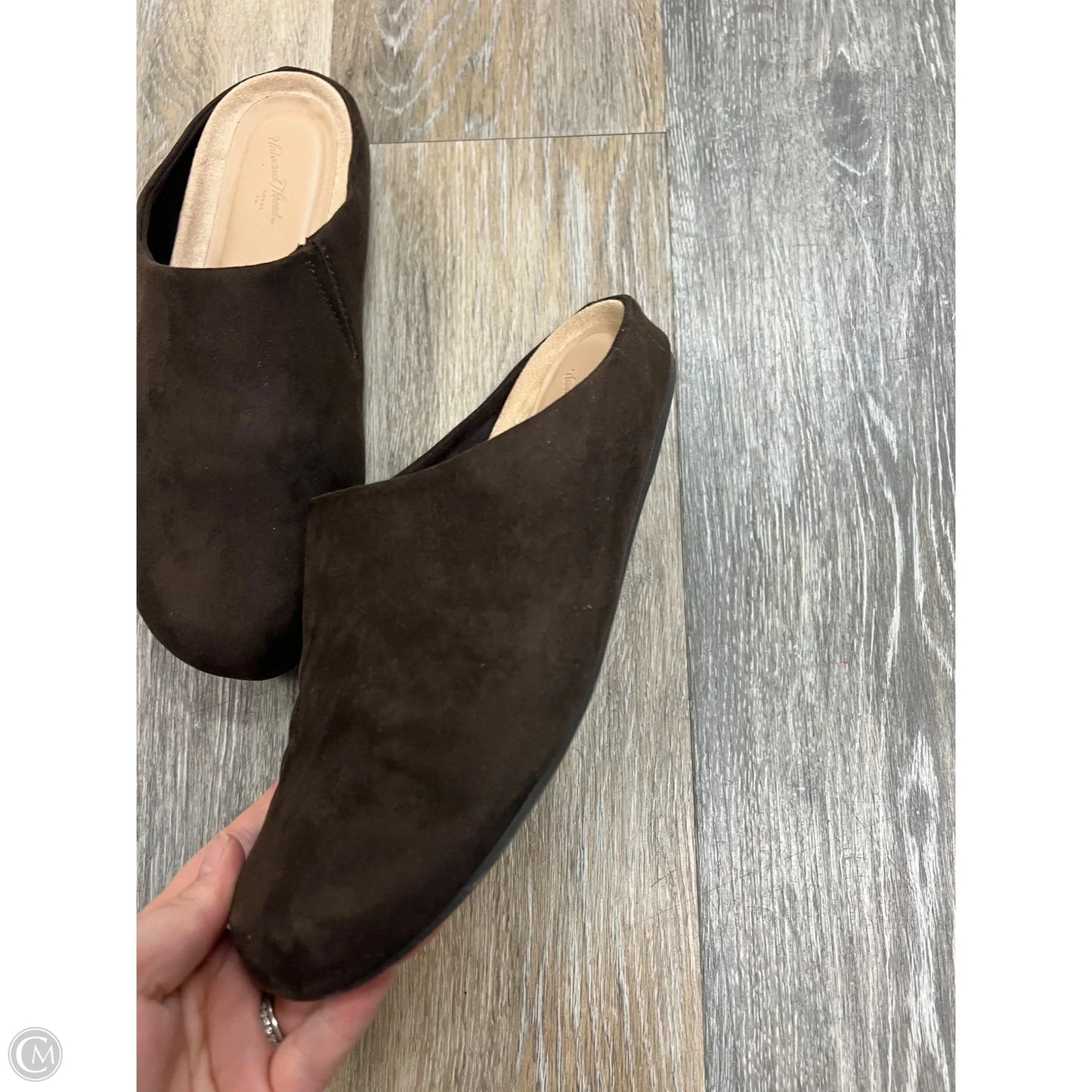 Shoes Flats By Universal Thread In Brown, Size: 7