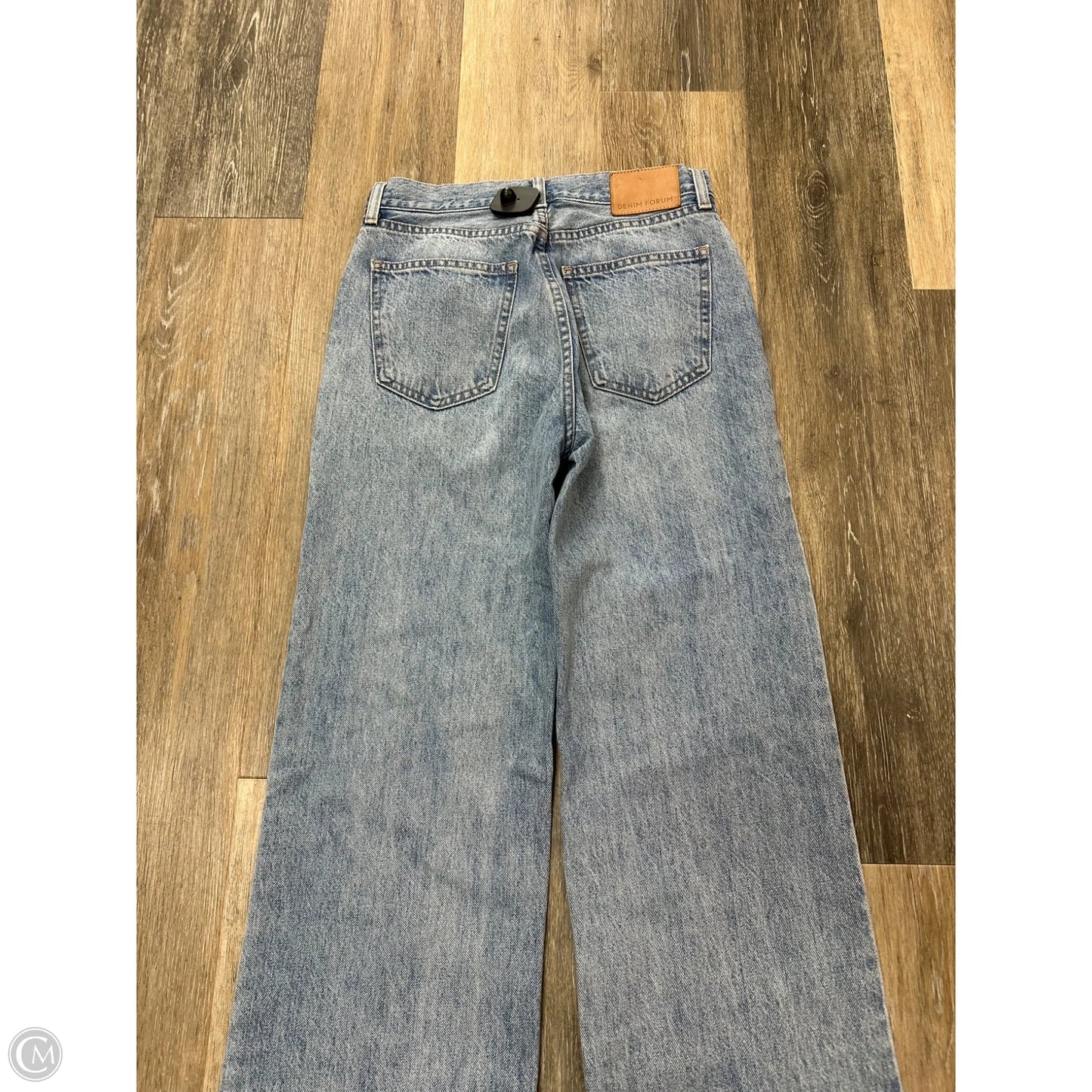 Jeans Straight By Denim Forum In Blue Denim, Size: 0
