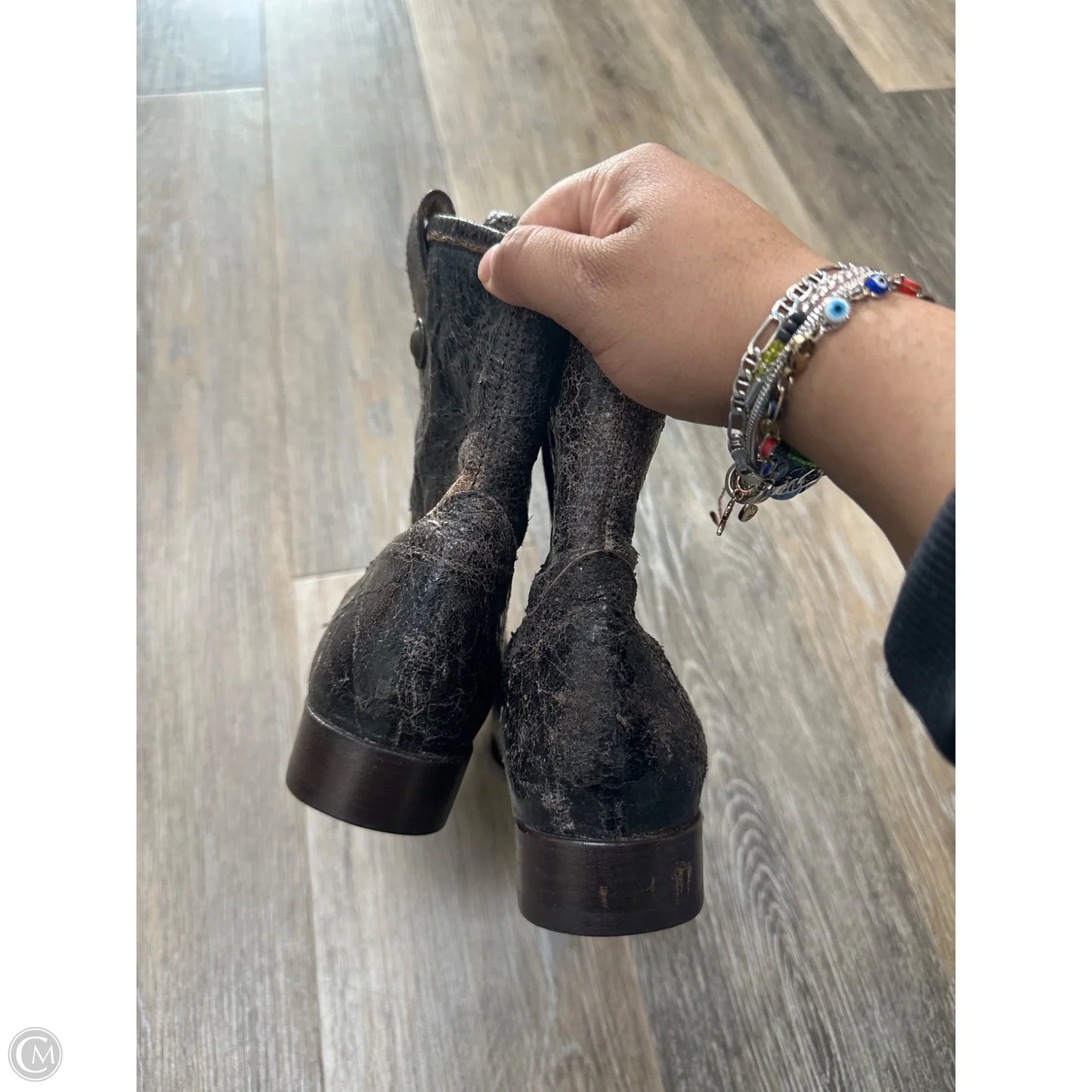 Boots Designer By Frye In Brown, Size: 6.5