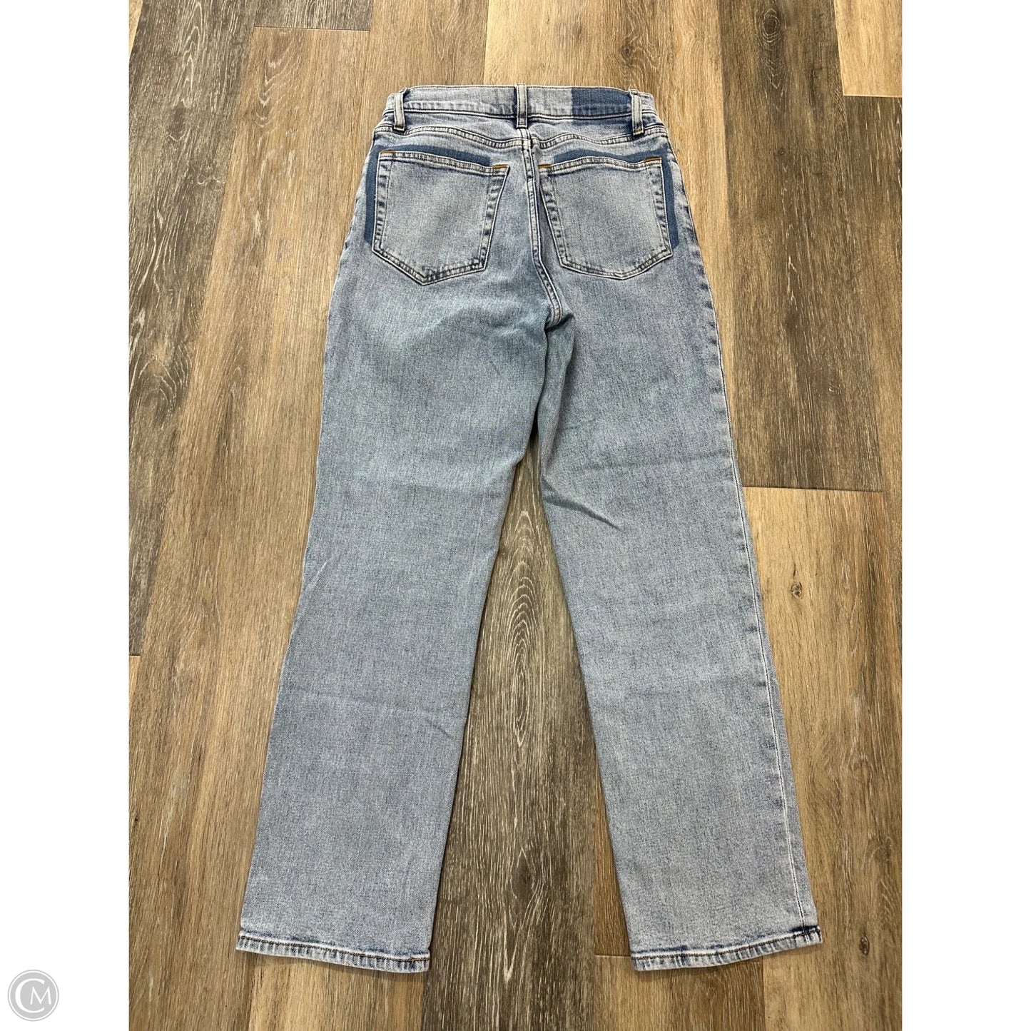 Jeans Straight By Abercrombie And Fitch In Blue Denim, Size: 2