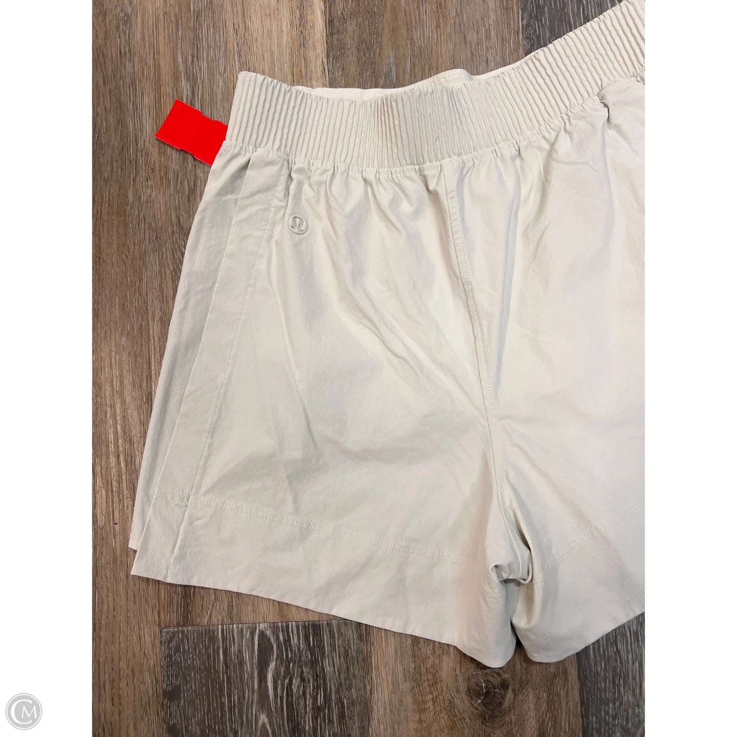 Athletic Shorts By Lululemon In Cream, Size: S
