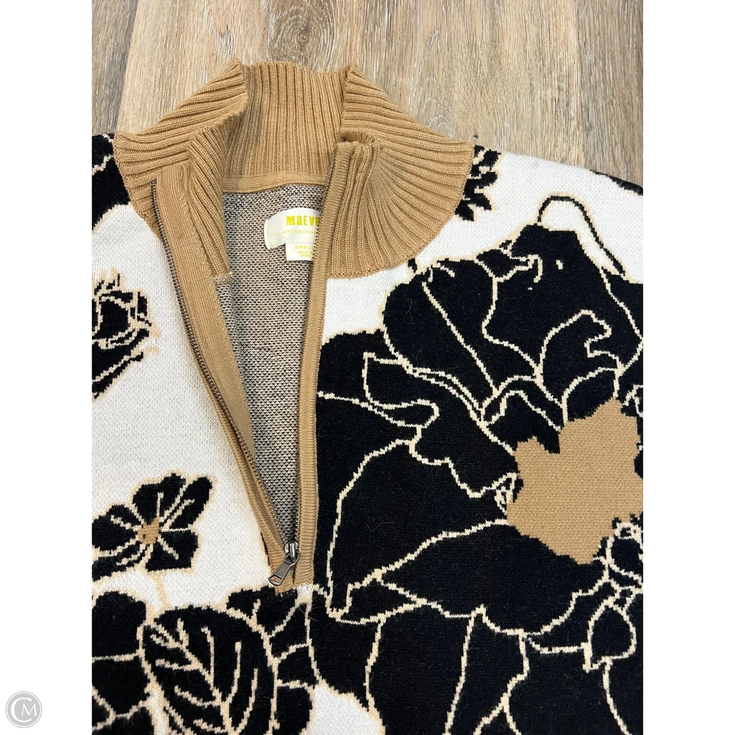 Sweater By Maeve In Floral Print, Size: S