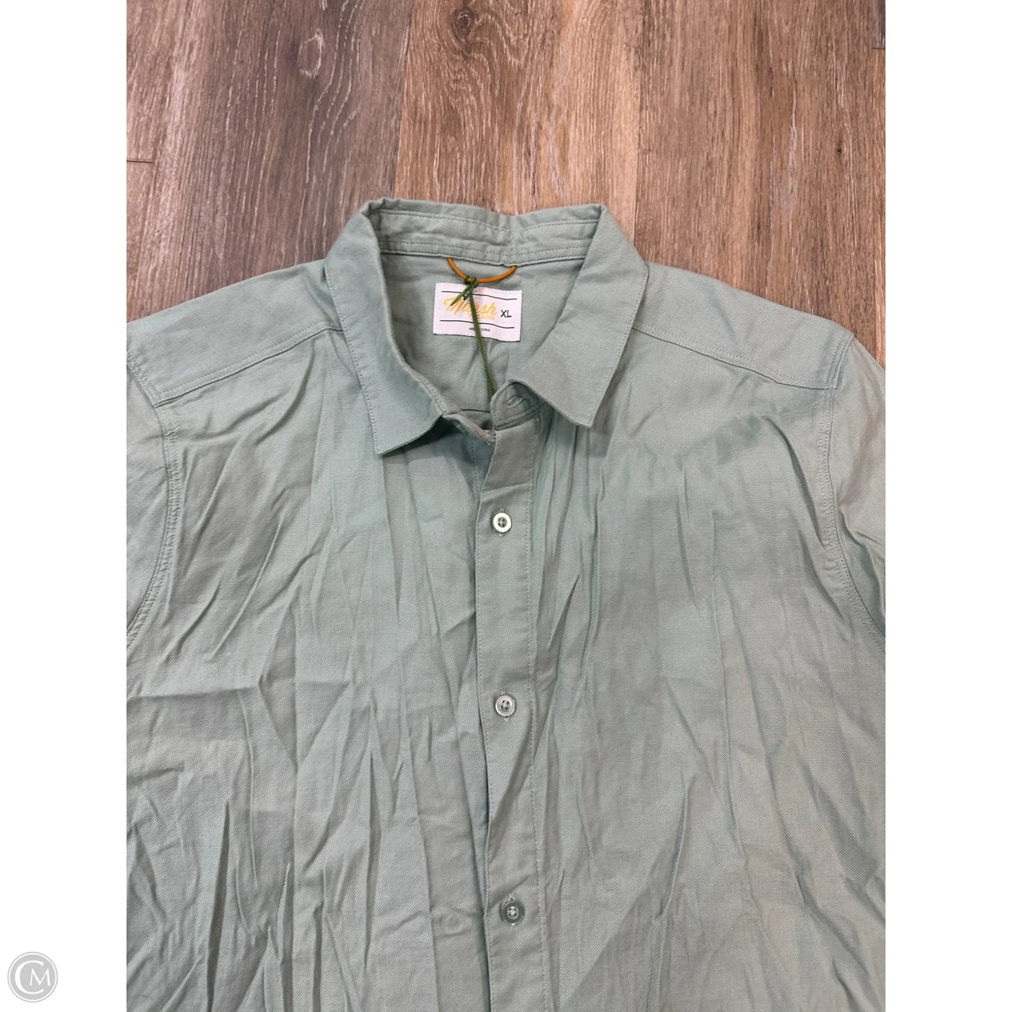 Top Short Sleeve By Marsh In Blue, Size: Xl