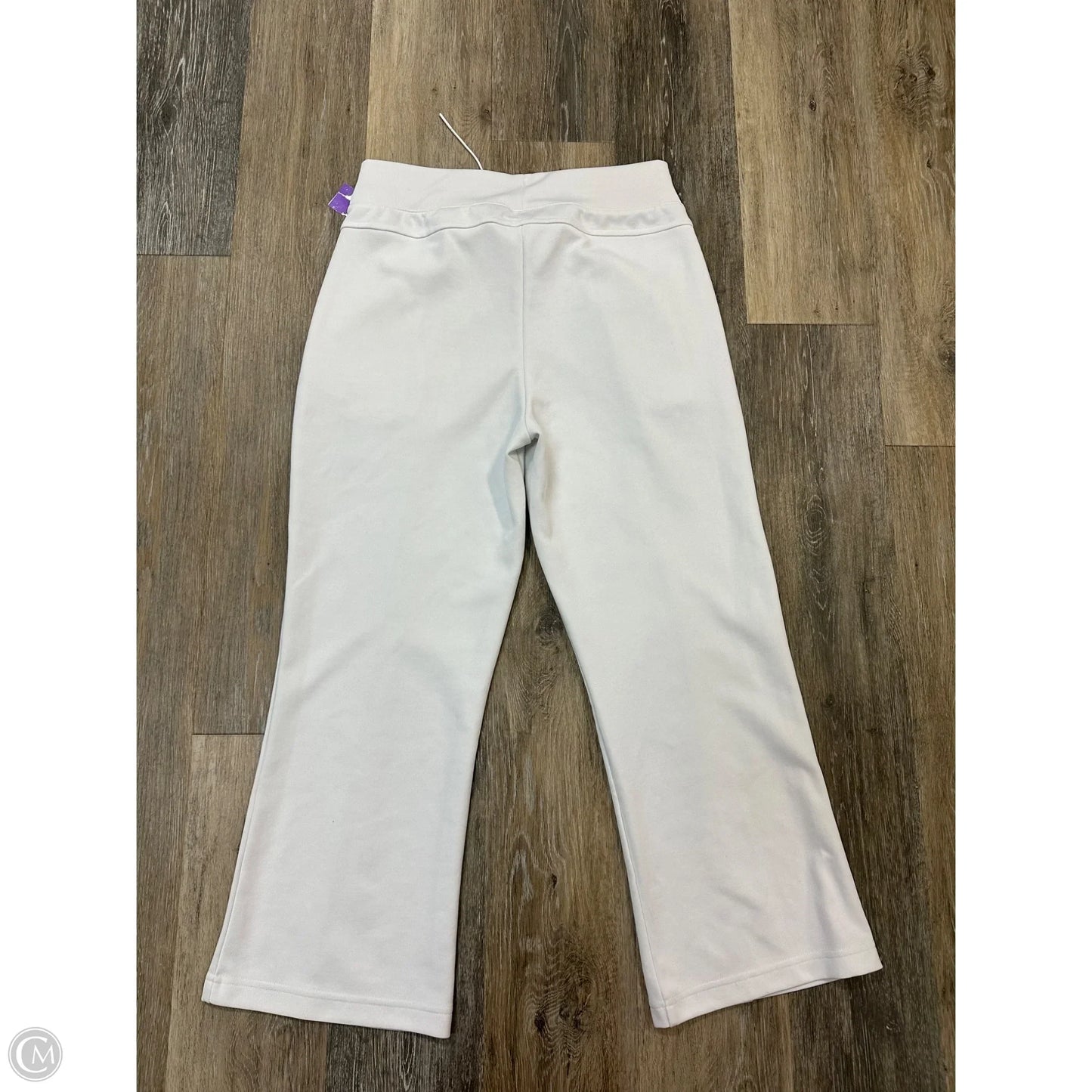 Athletic Pants By Adidas In White, Size: M