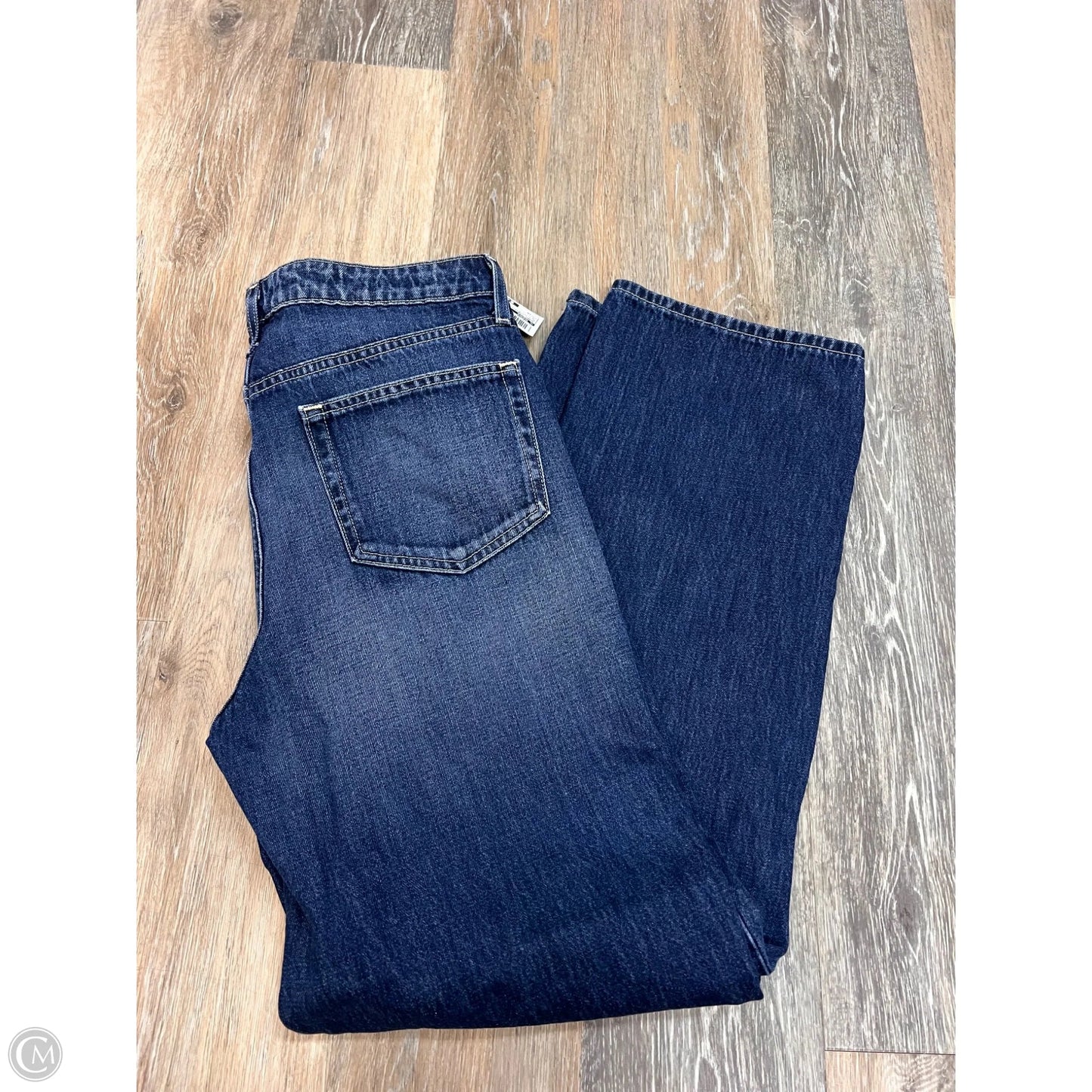 Jeans Straight Designer By L Agence In Blue Denim, Size: 10/30