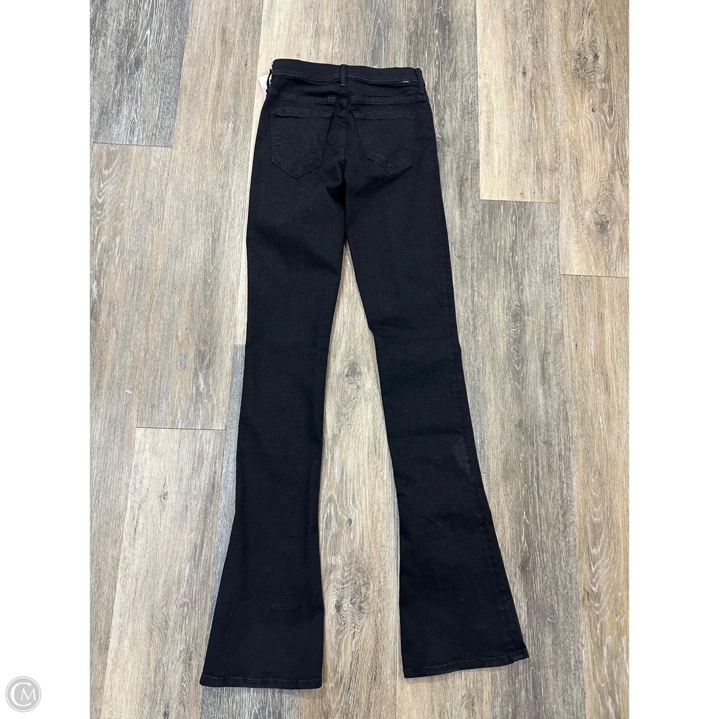 Jeans Designer By Mother Jeans In Black Denim, Size: 0