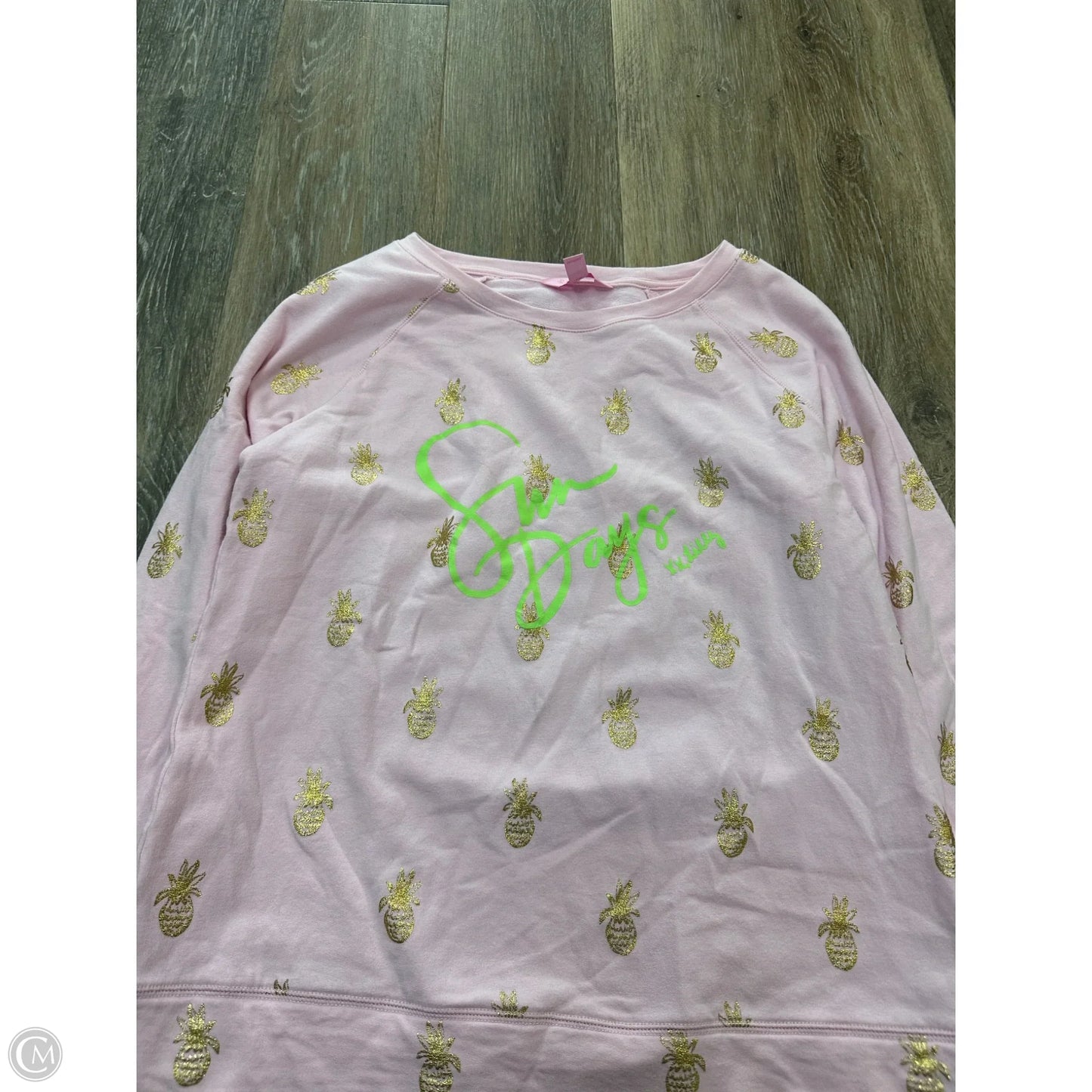 Top Long Sleeve Designer By Lilly Pulitzer In Pink, Size: Xs