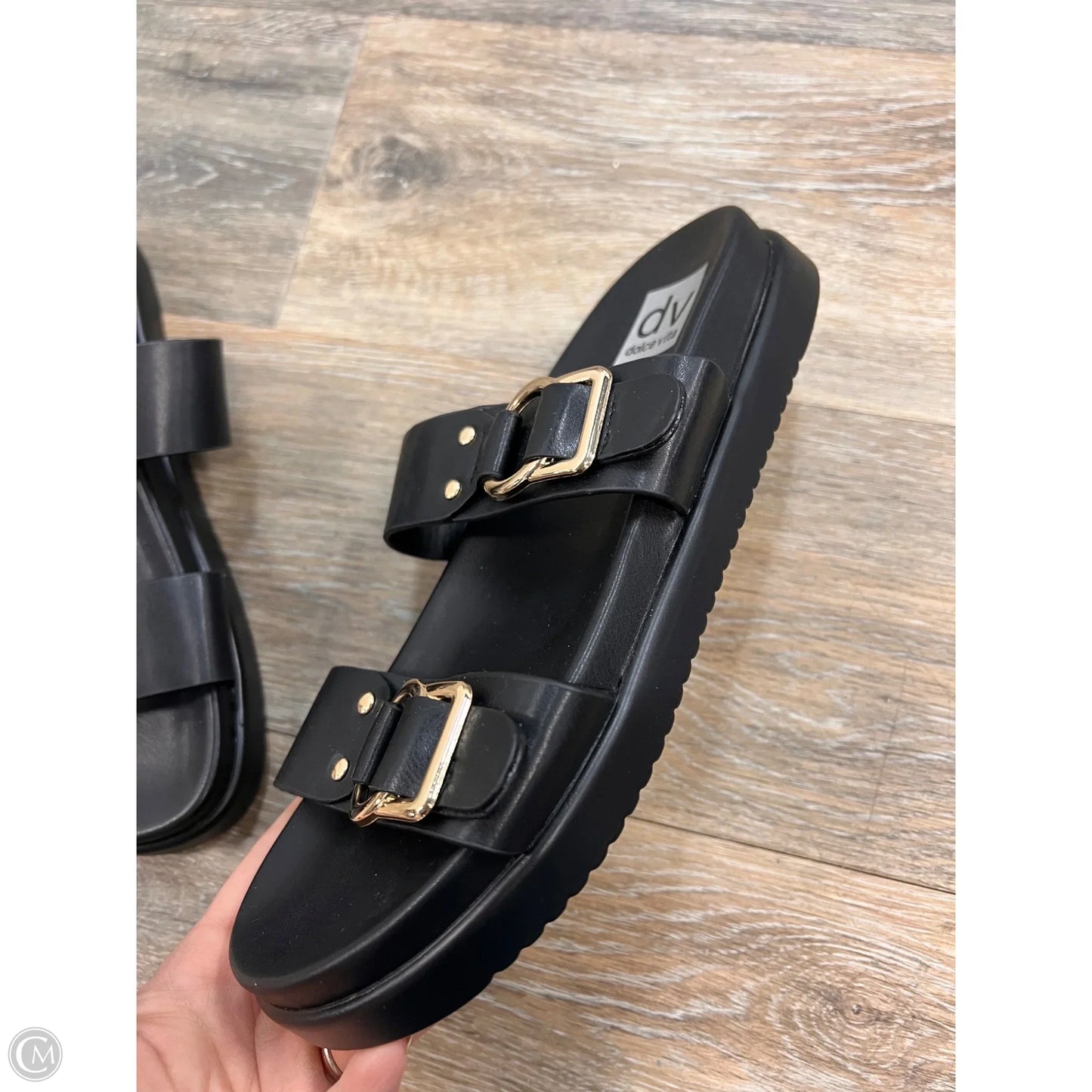 Sandals Flats By Dolce Vita In Black, Size: 8