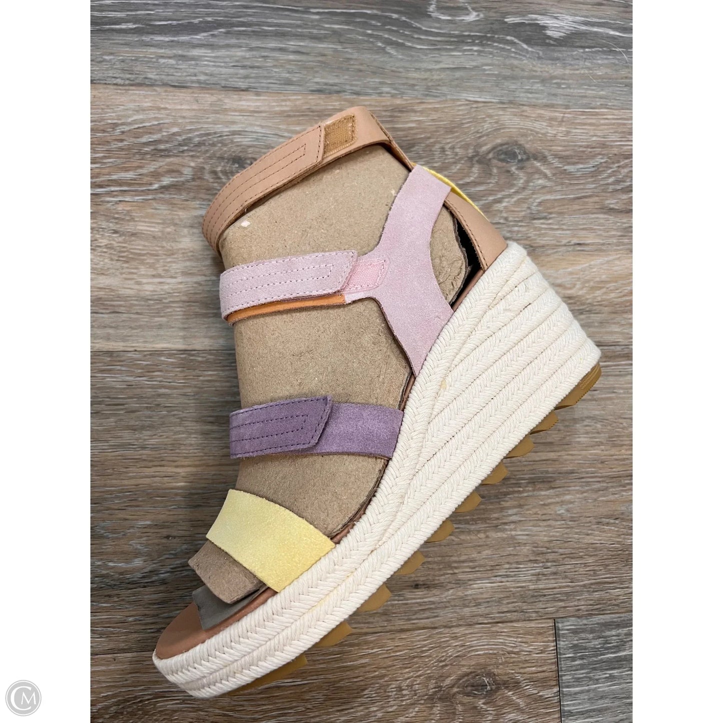 Sandals Heels Wedge By Sorel In Multi-colored, Size: 8.5