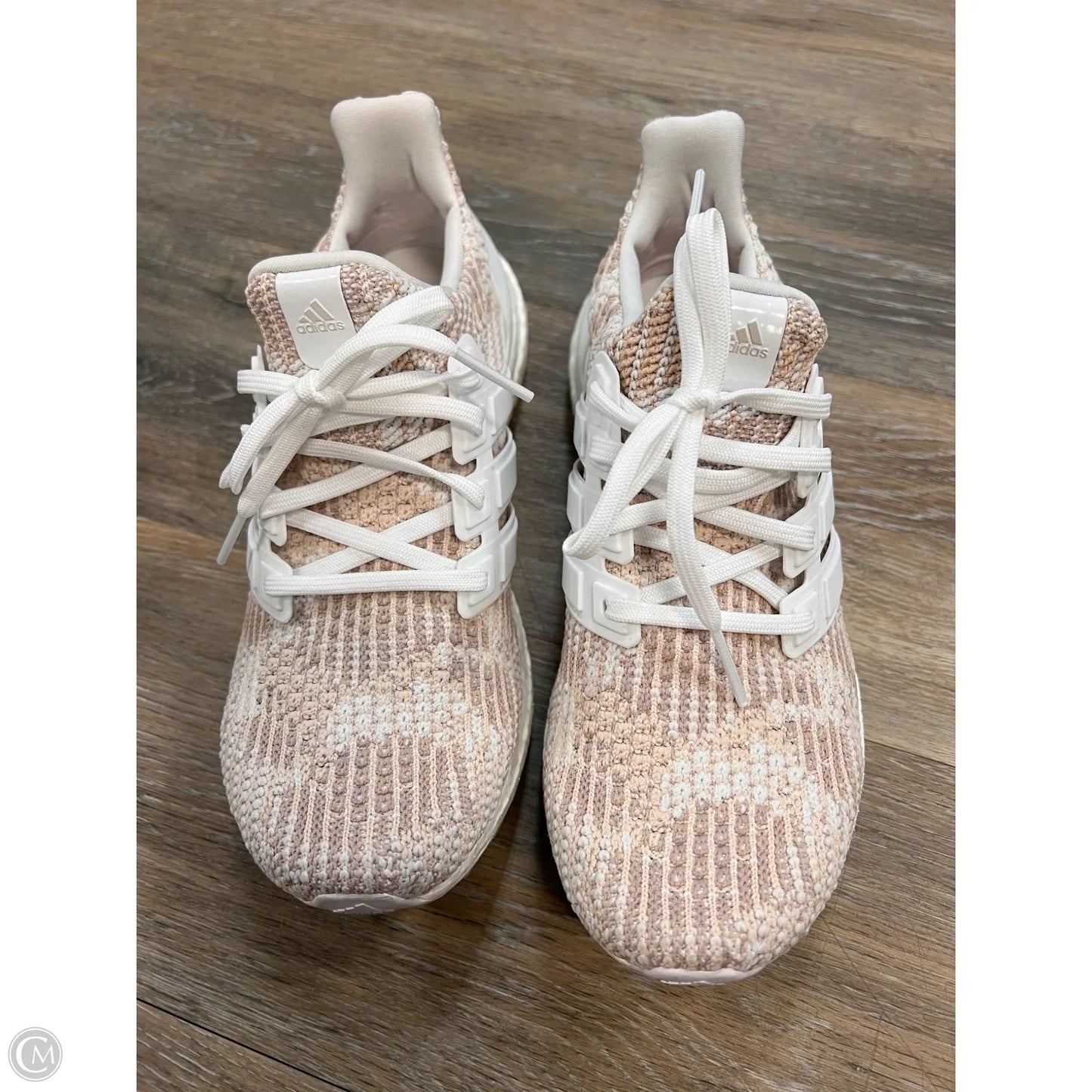 Shoes Athletic By Adidas In Cream & Tan, Size: 8