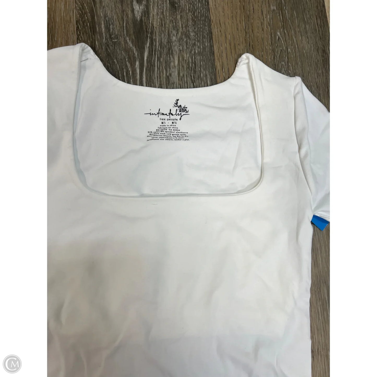 -Top Short Sleeve By Free People In White, Size: M