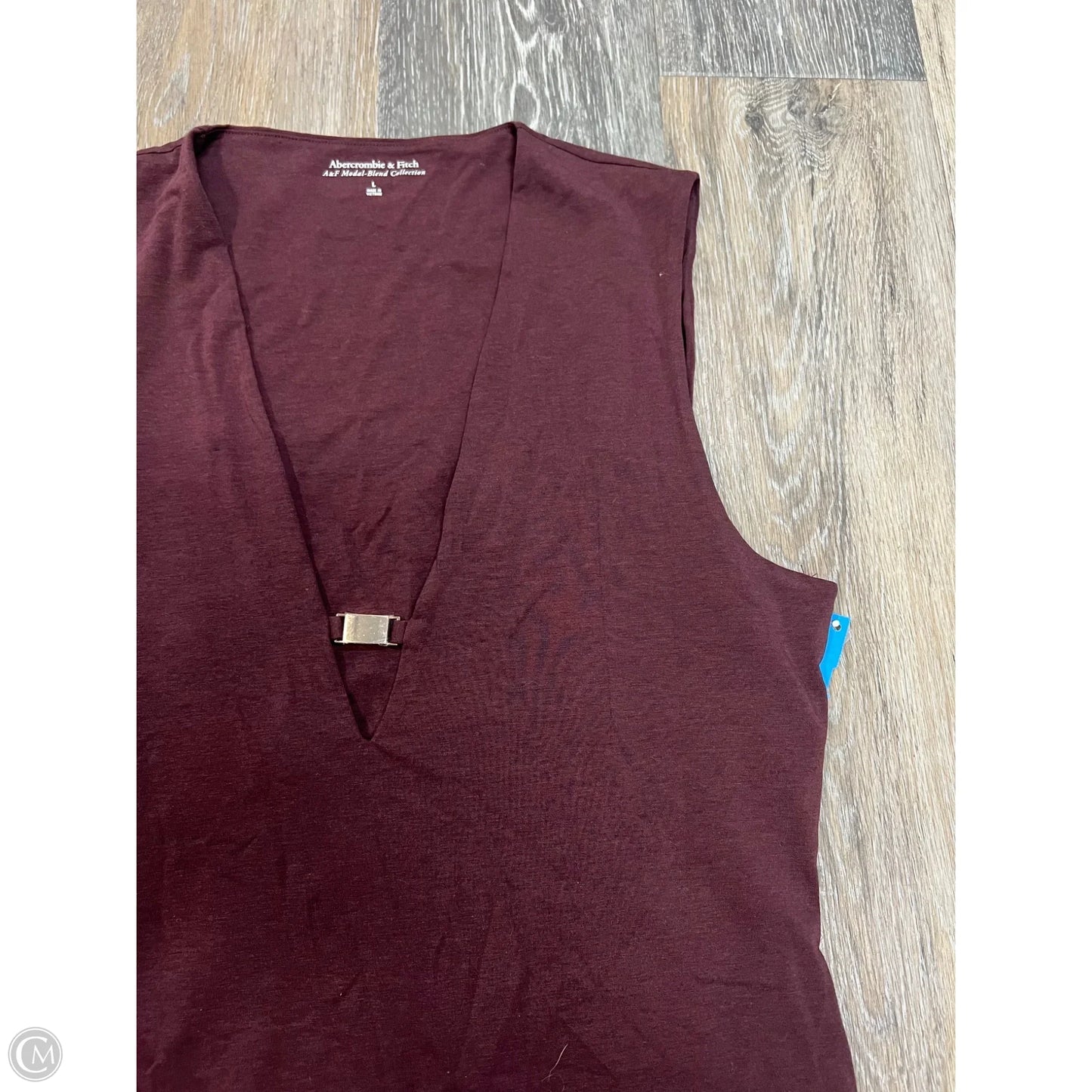 -Bodysuit By Abercrombie And Fitch In Maroon, Size: L