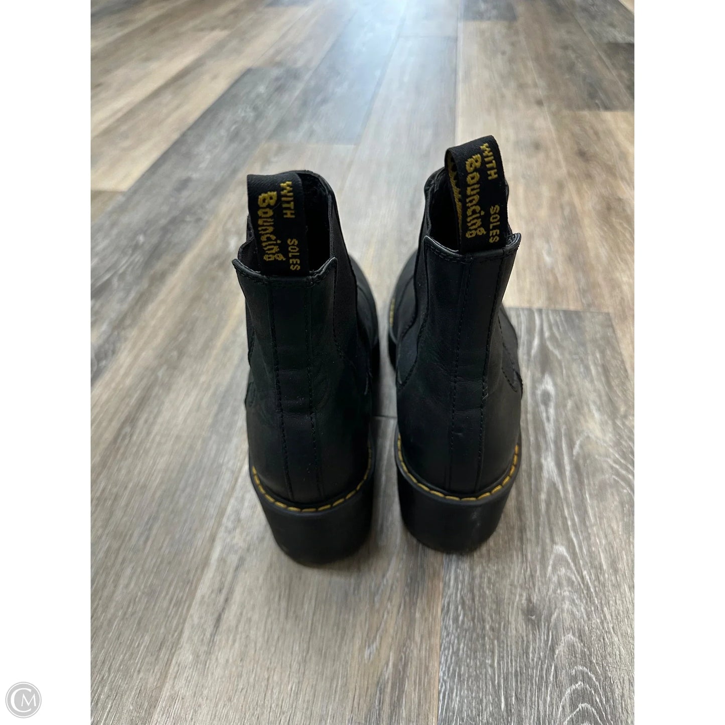 Boots Ankle Heels By Dr Martens In Black, Size: 10